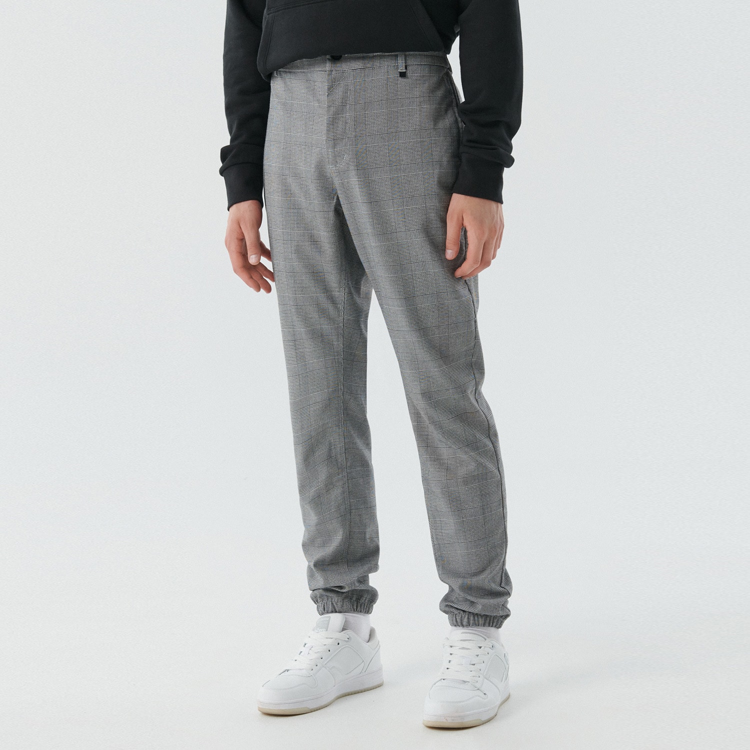 Cropp - pantaloni chinos - gri deschis