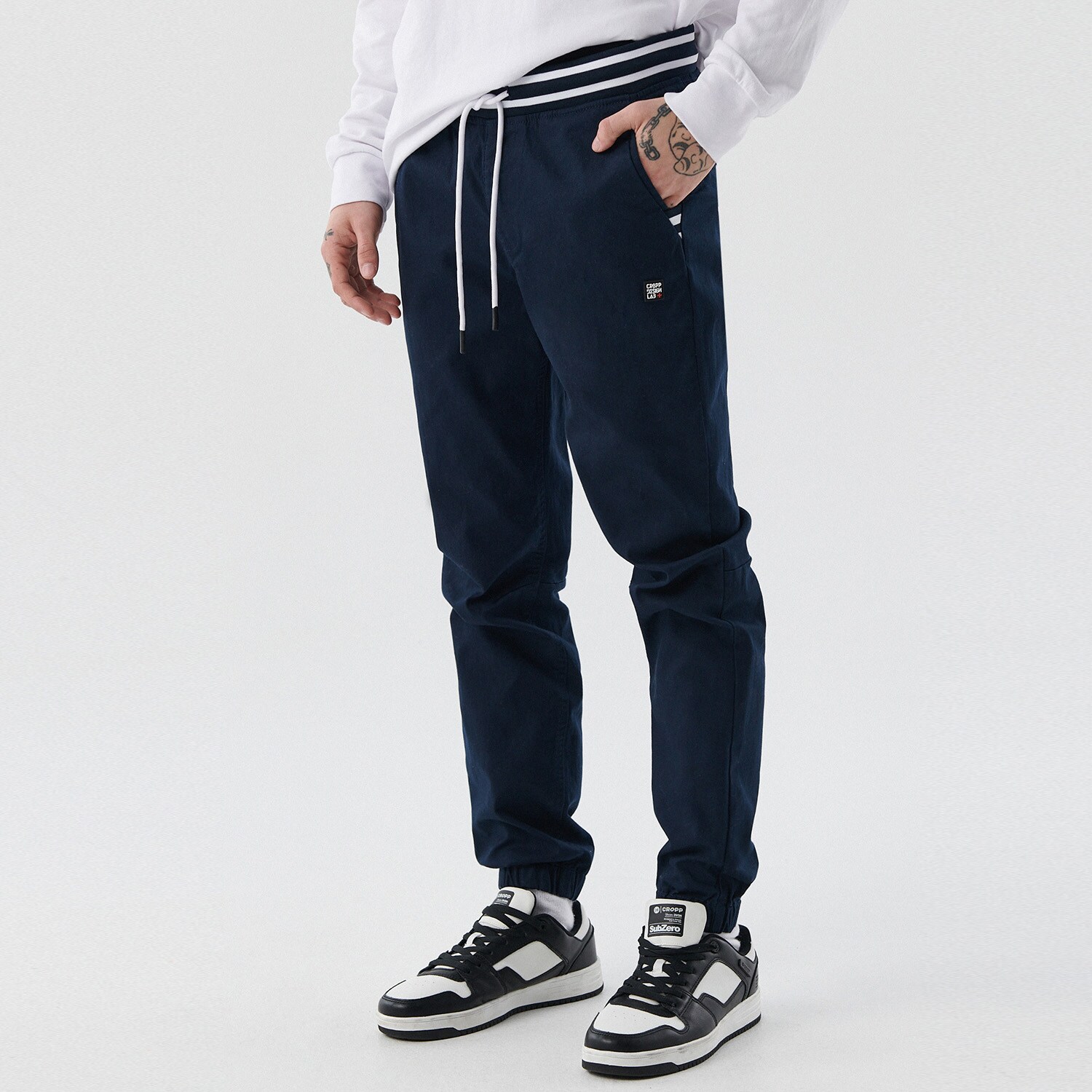 Cropp - joggeri - bleumarin