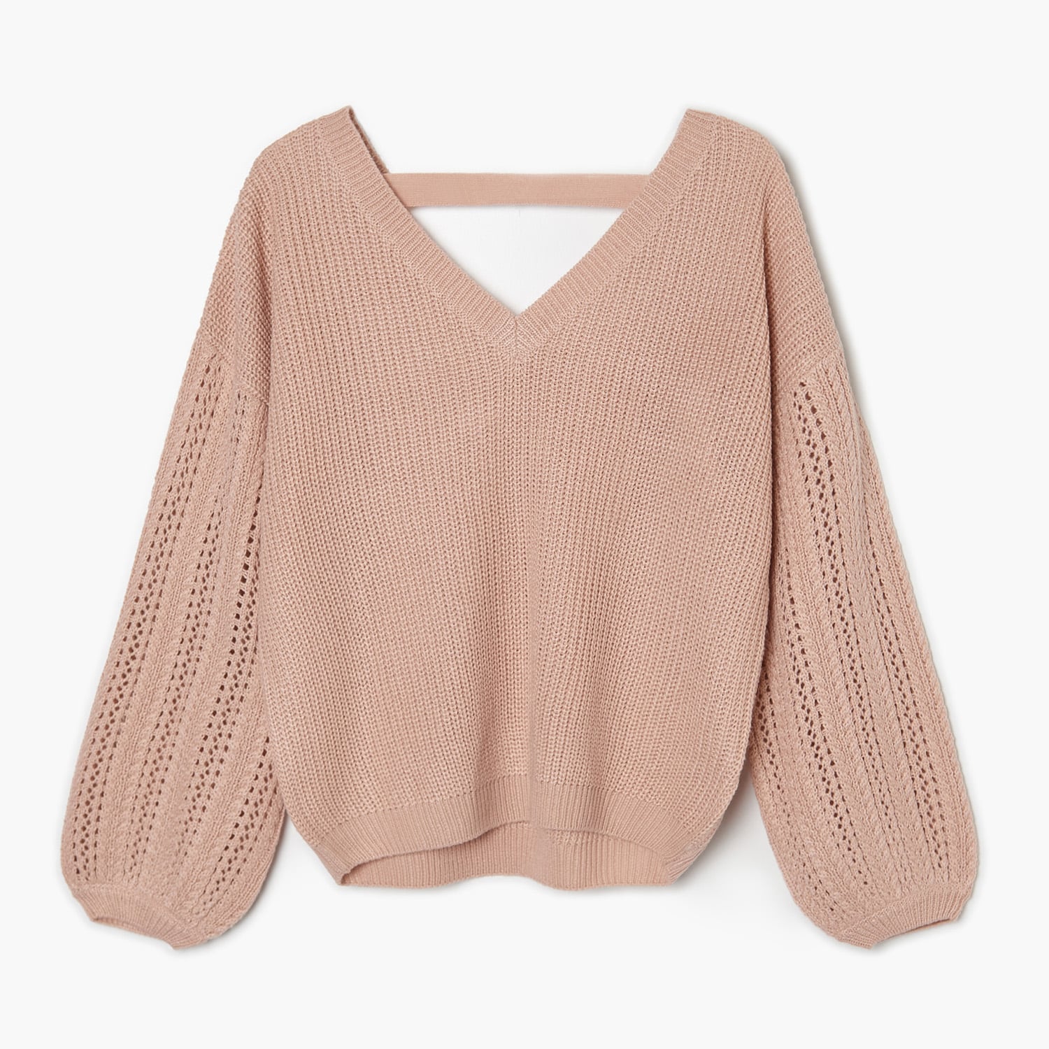 Cropp - pulover oversize - roz
