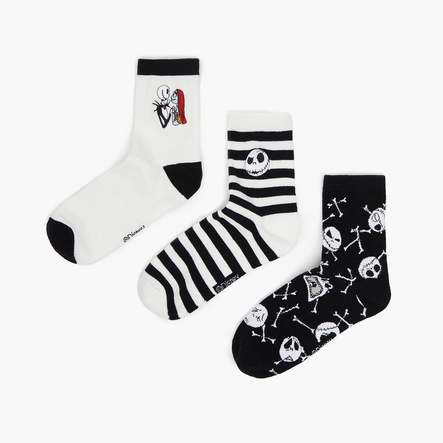 Cropp - Șosete tim burton`s the nightmare before christmas - alb