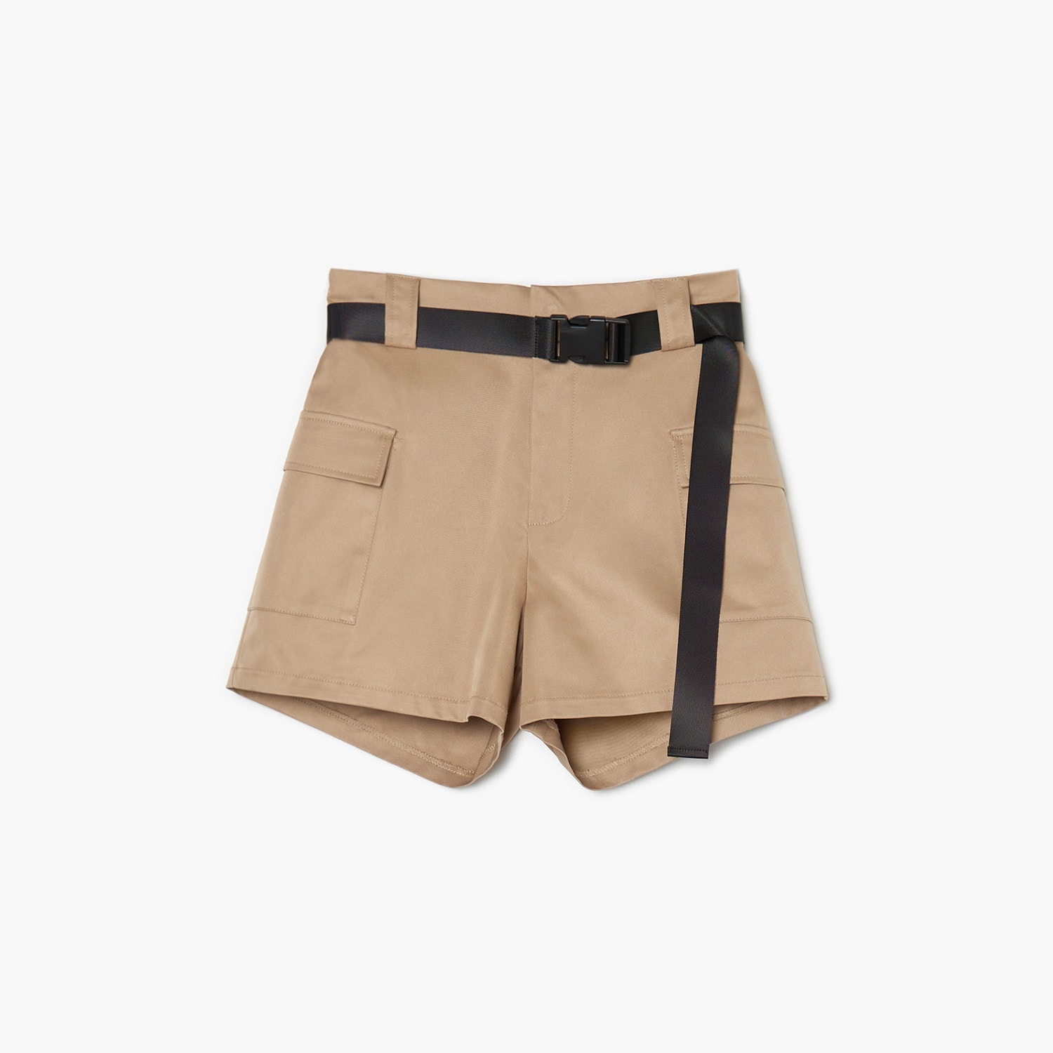 Cropp - pantaloni scurți cu curea - bej