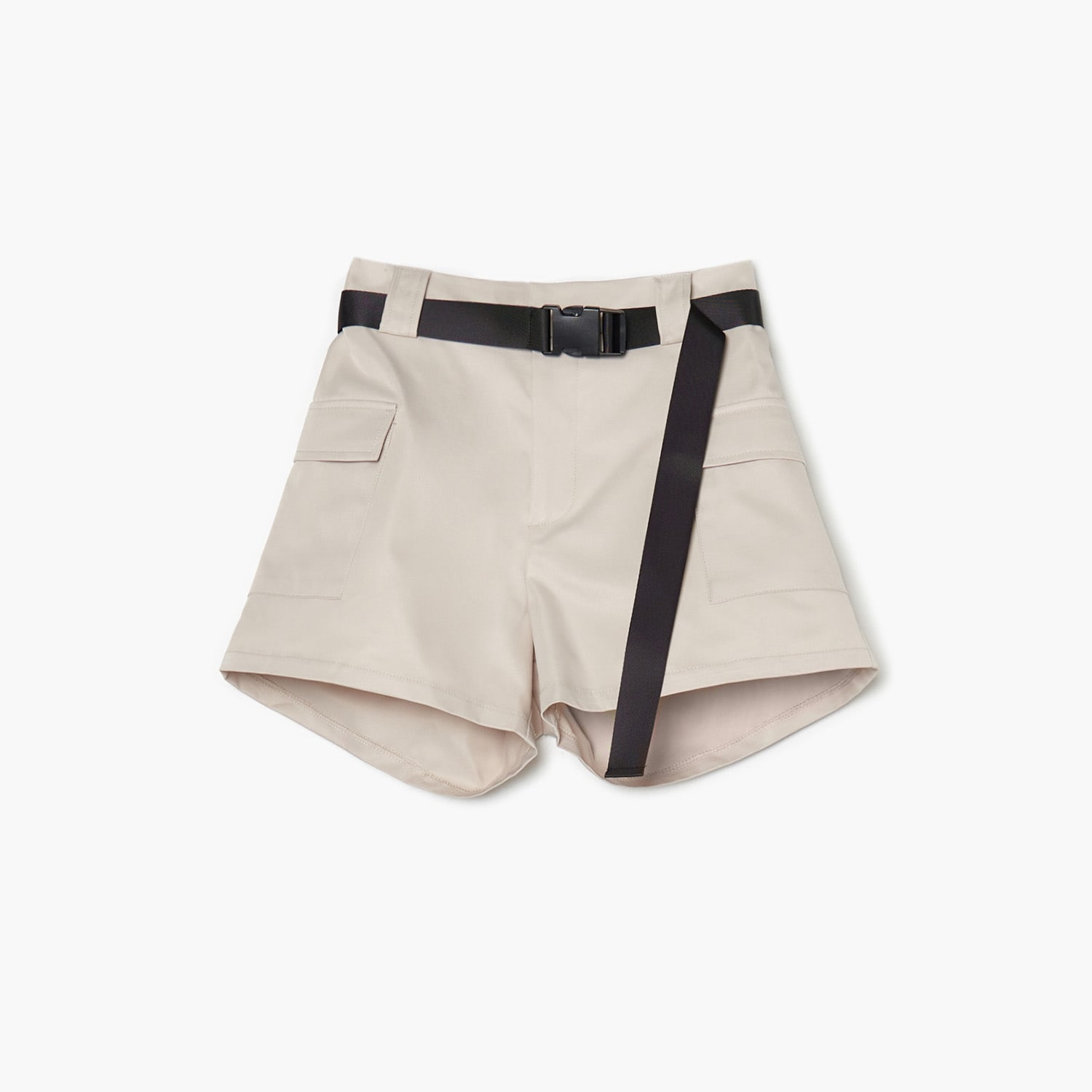 Cropp - pantaloni scurți cu curea - oranj