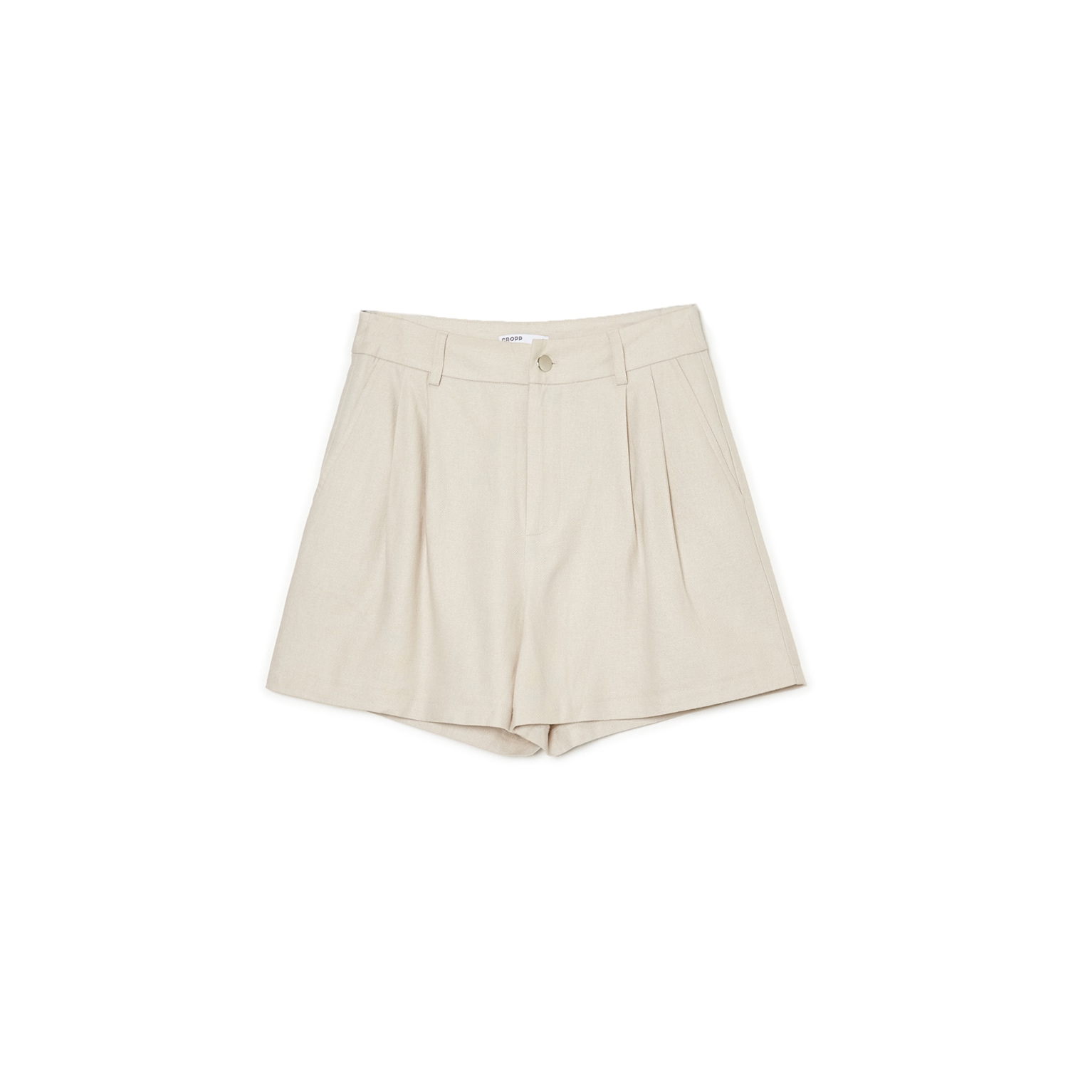 Cropp - pantaloni scurți cu talie înaltă - oranj