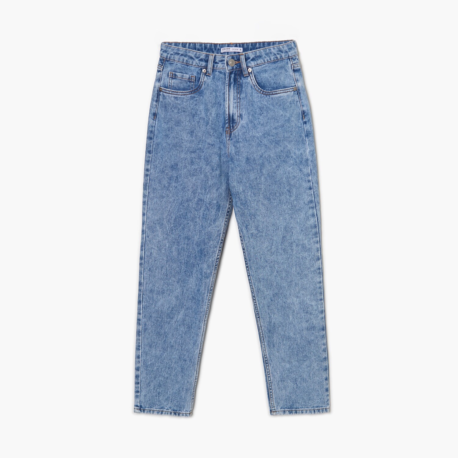 Cropp - blugi mom - albastru