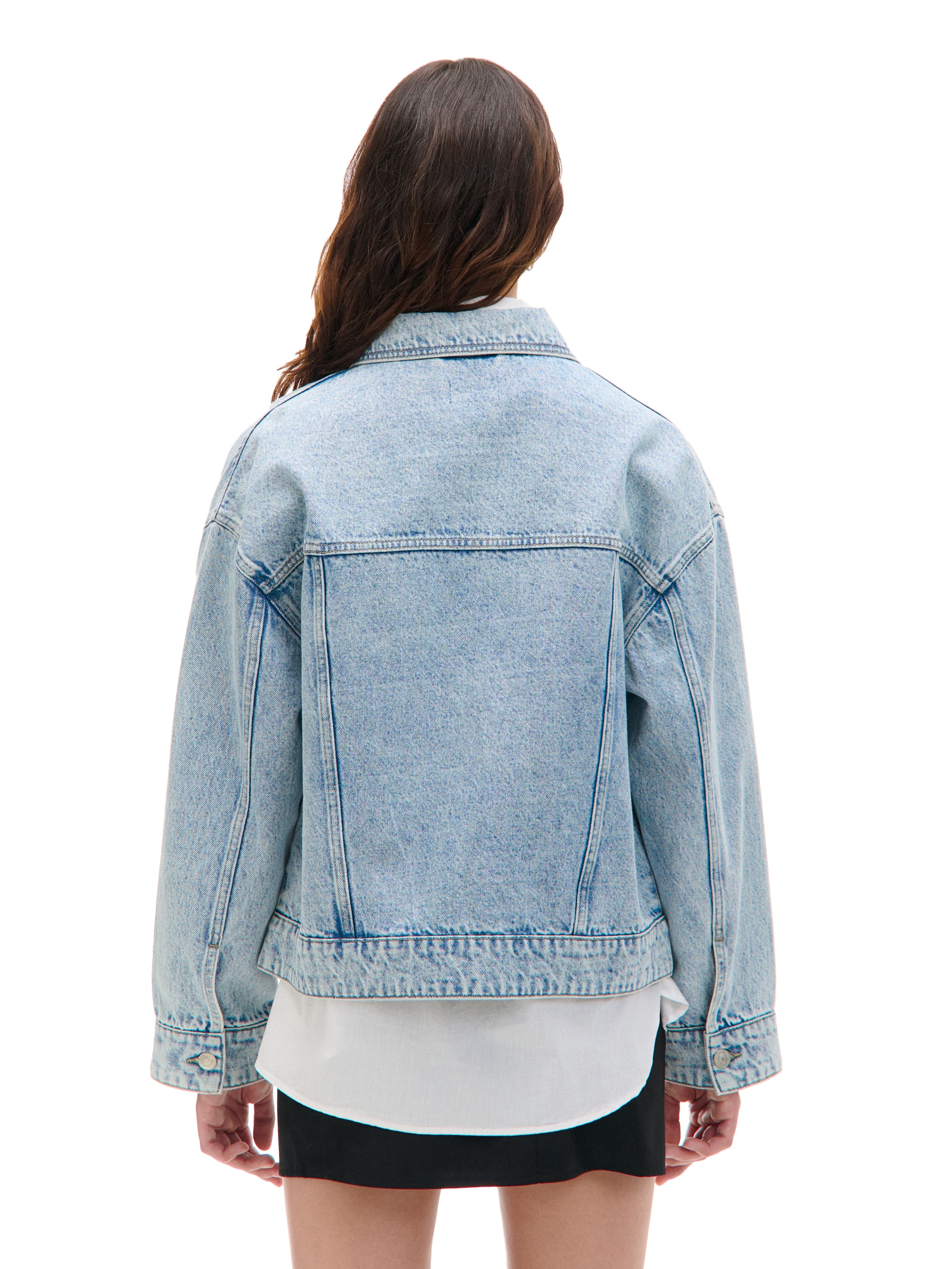 Cropp - Chaqueta Vaquera Oversize - Azul Pálido