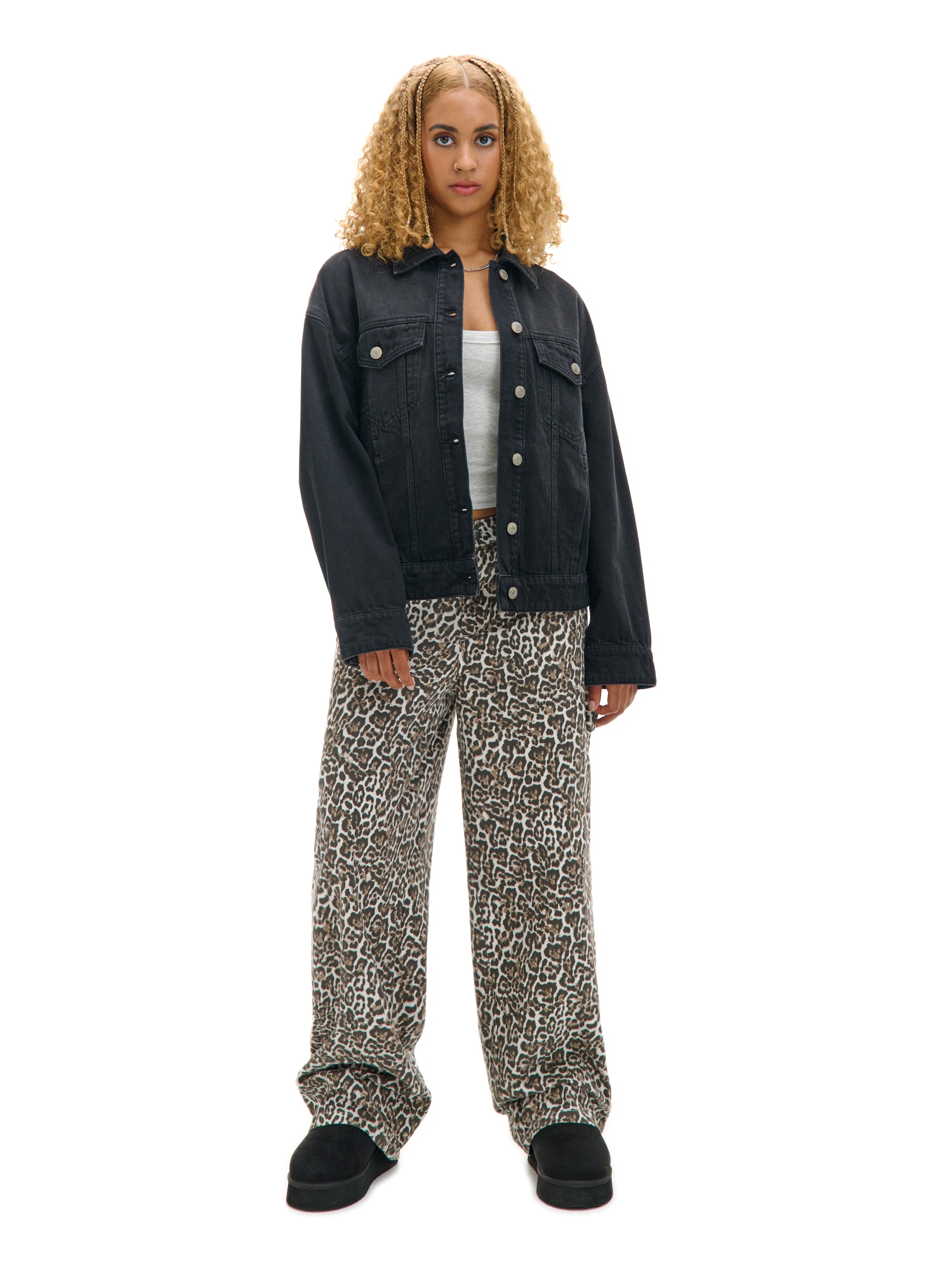 Cropp - Giacca Oversize In Denim - Nero