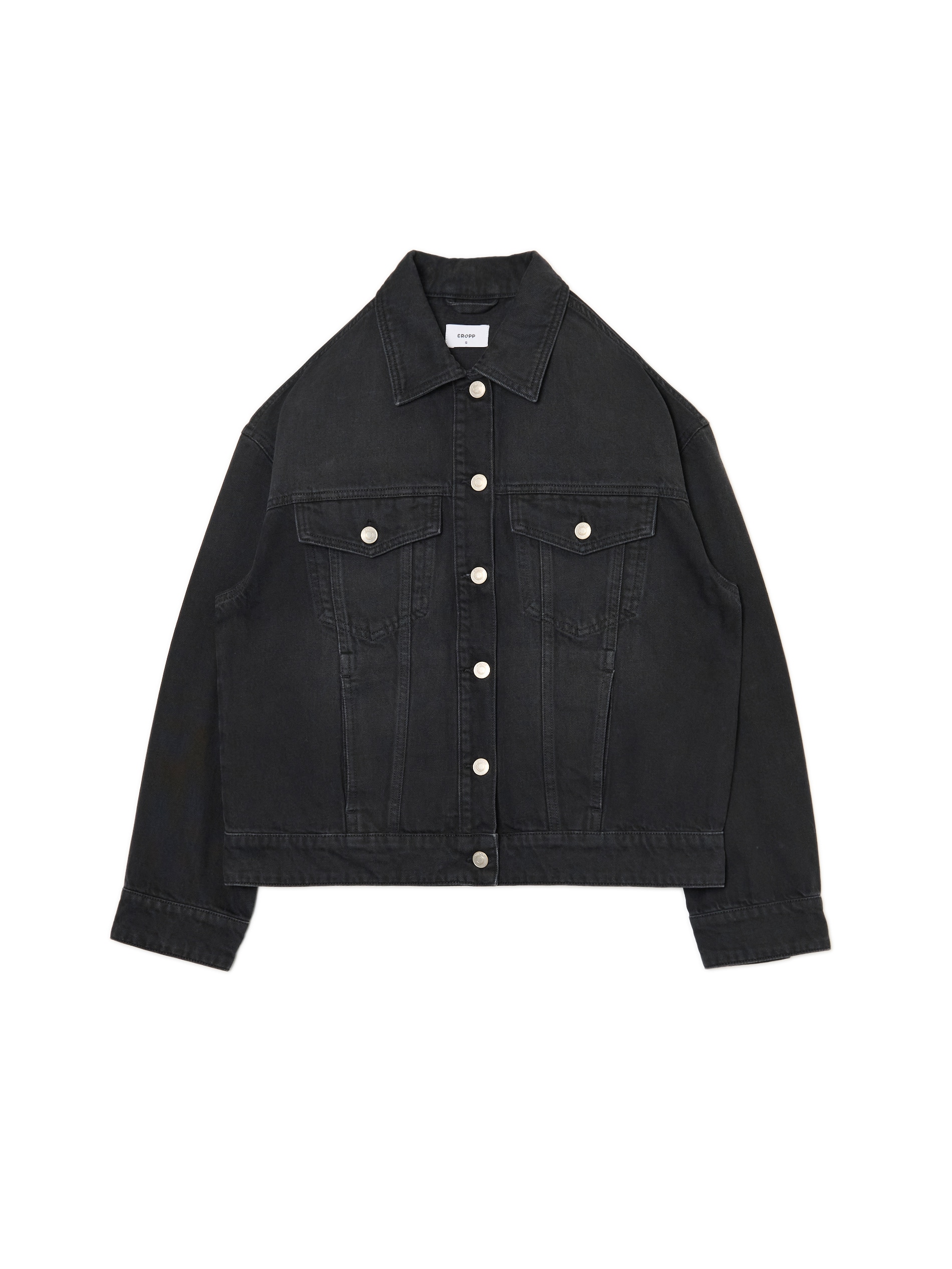 Cropp - Giacca Oversize In Denim - Nero