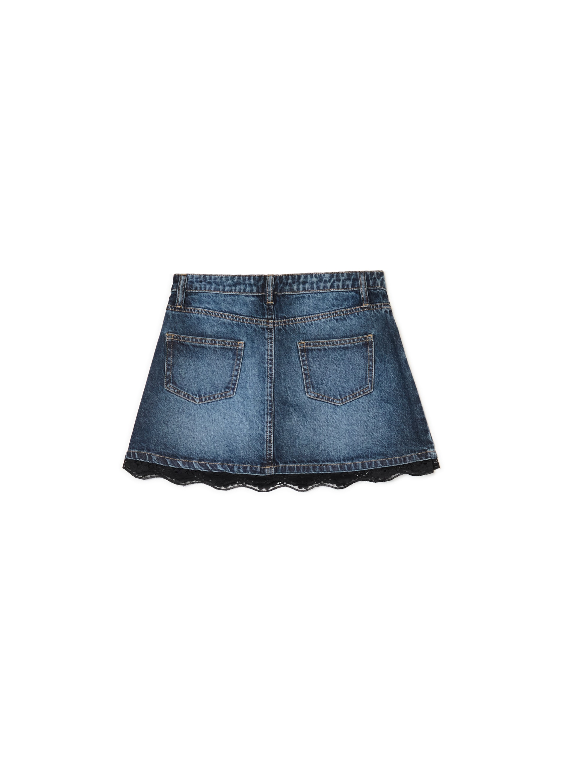 Cropp - Minigonna In Denim - Blu