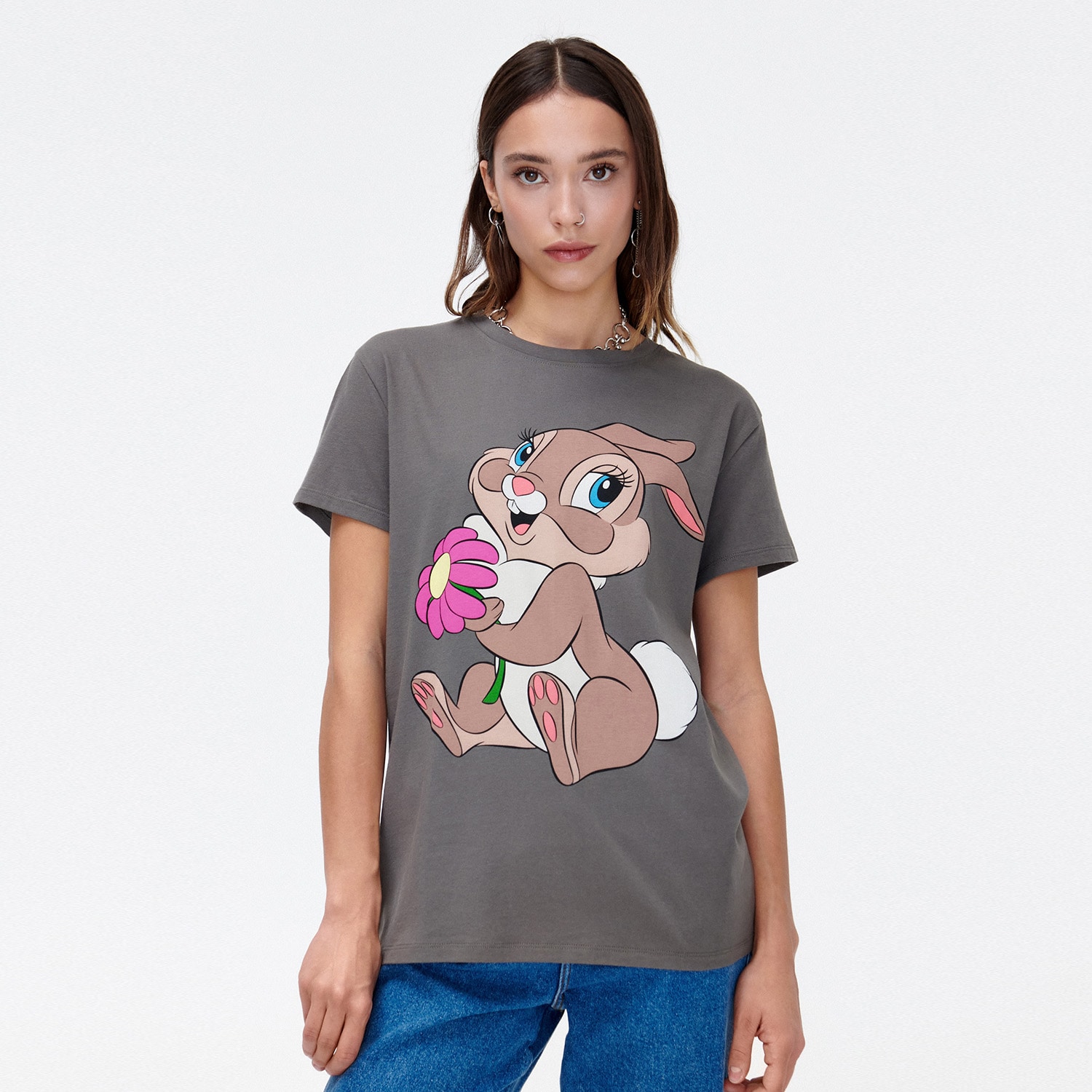 Cropp - Tricou Thumper - Gri