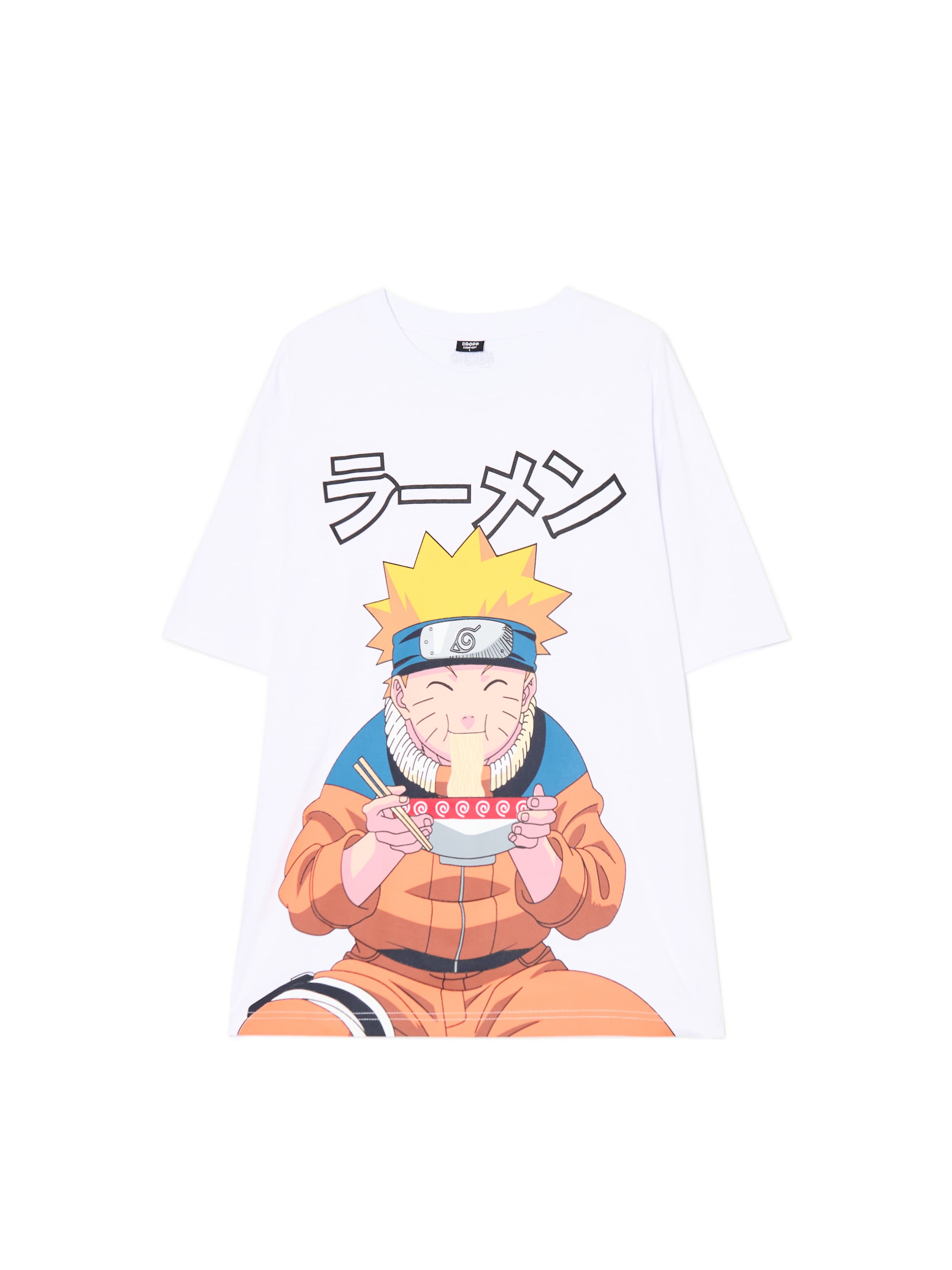 Cropp - Nyomott mintás fehér póló Naruto - fehér termék 2. képe