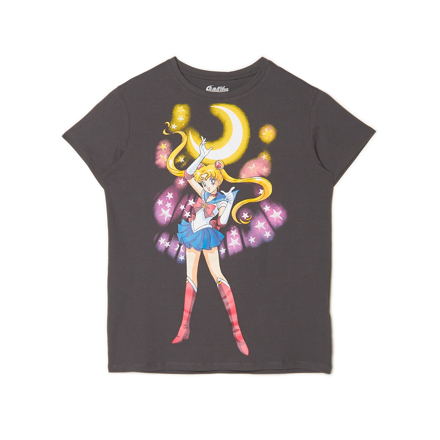 Cropp - tricou cu imprimeu sailor moon - gri