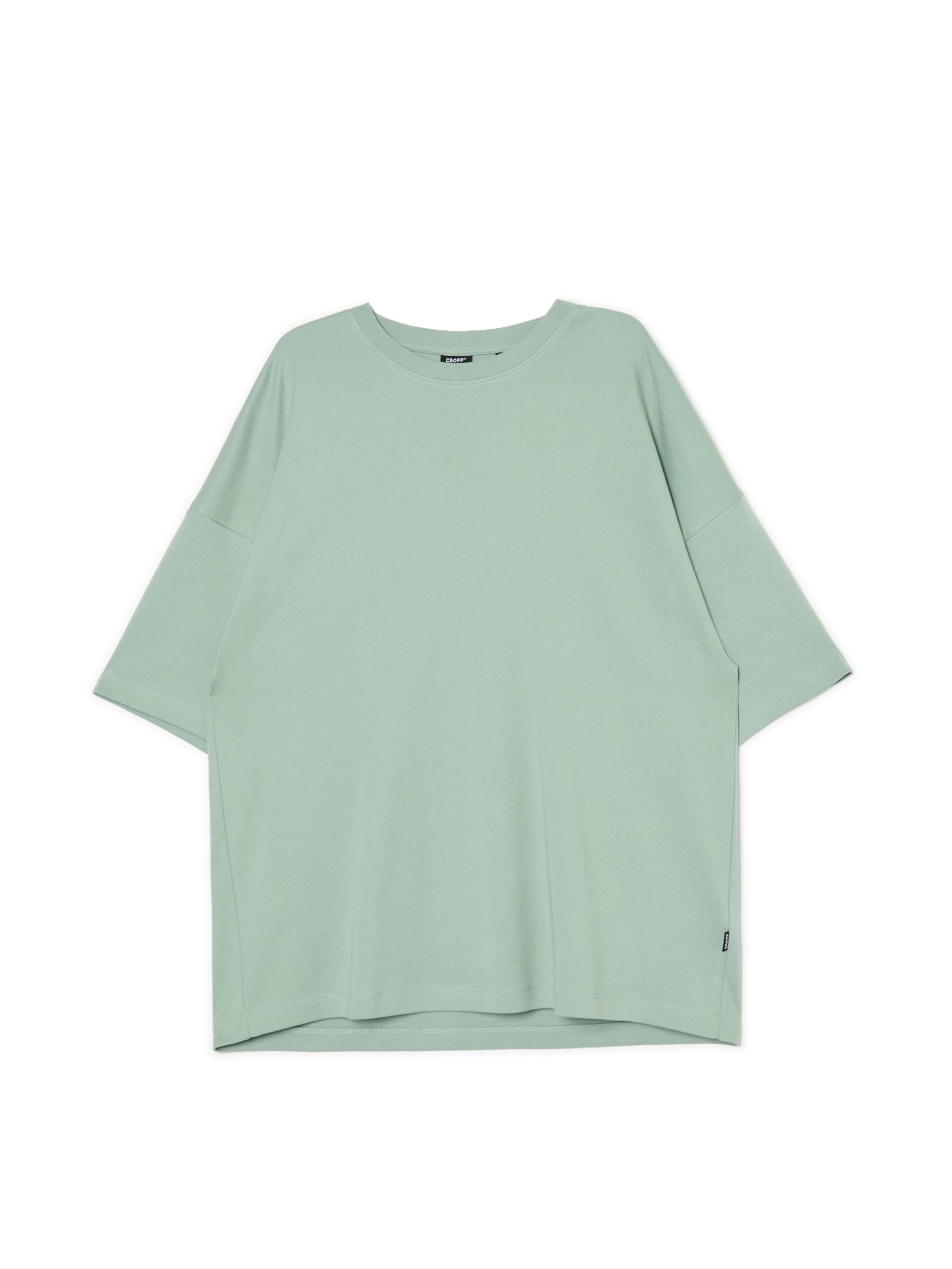 Cropp - T-shirt Oversize - Verde Pallido