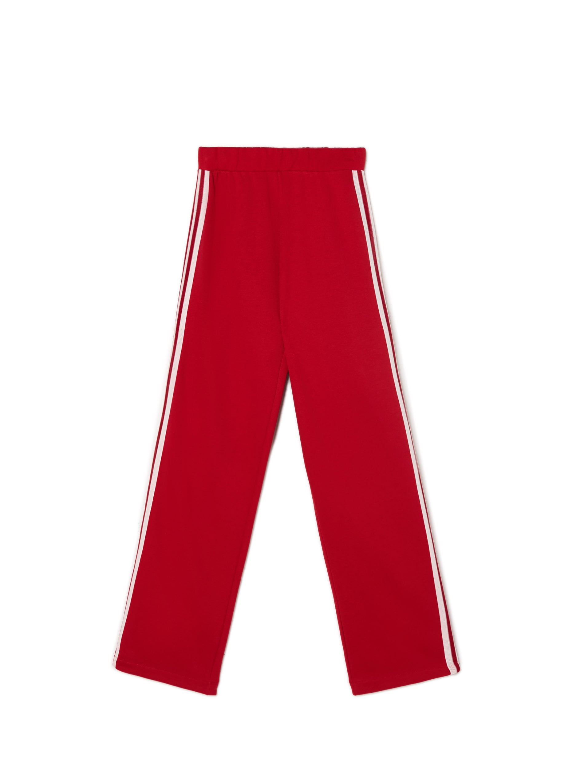 Cropp - Pantaloni Con Strisce - Rosso