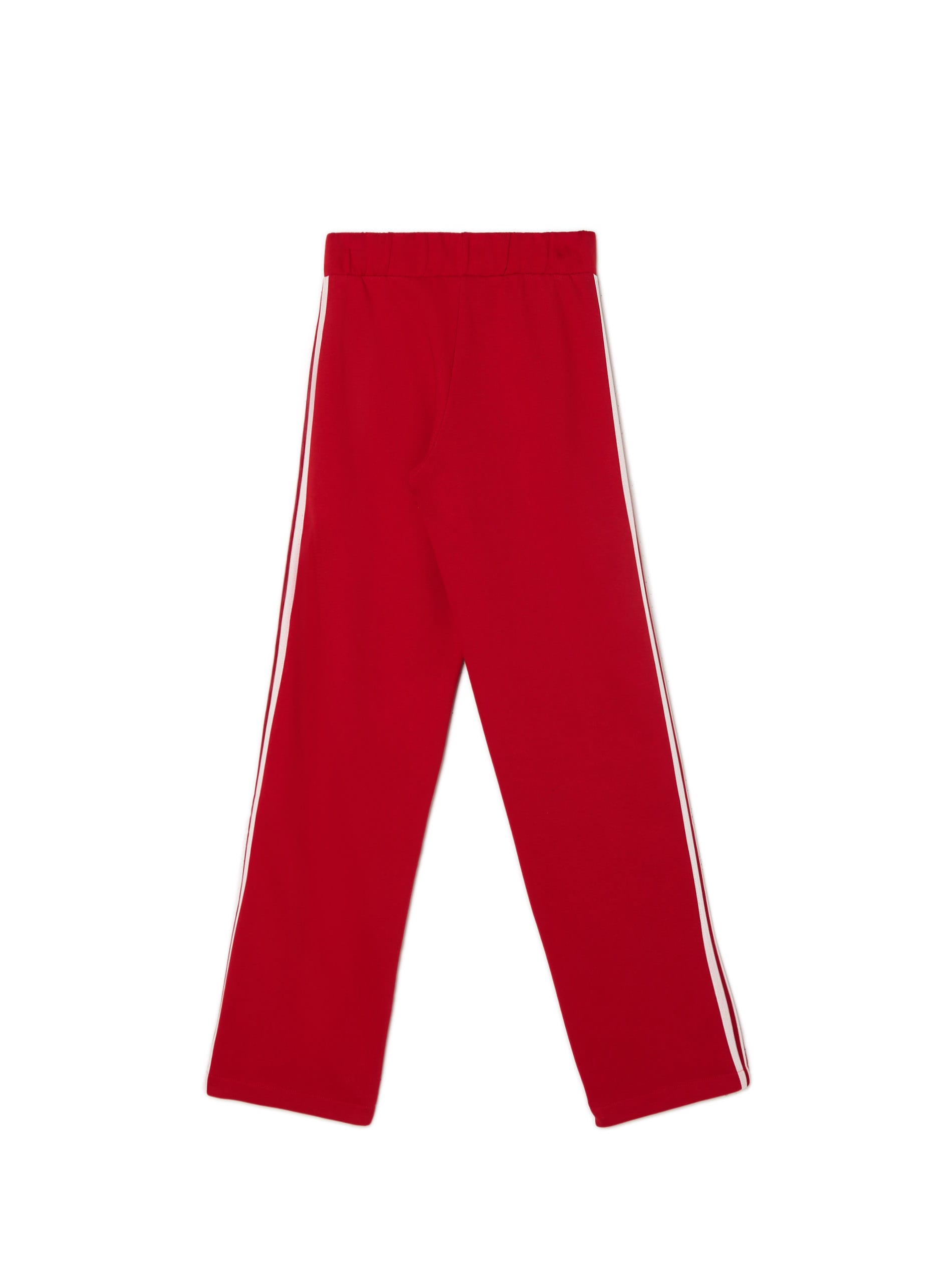 Cropp - Pantaloni Con Strisce - Rosso