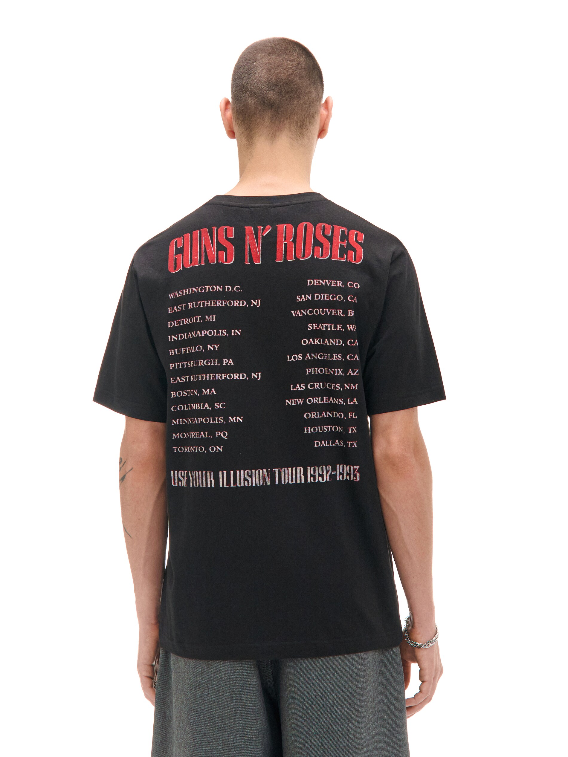 Cropp - T-shirt Nera Con Stampa Guns N' Roses - Nero