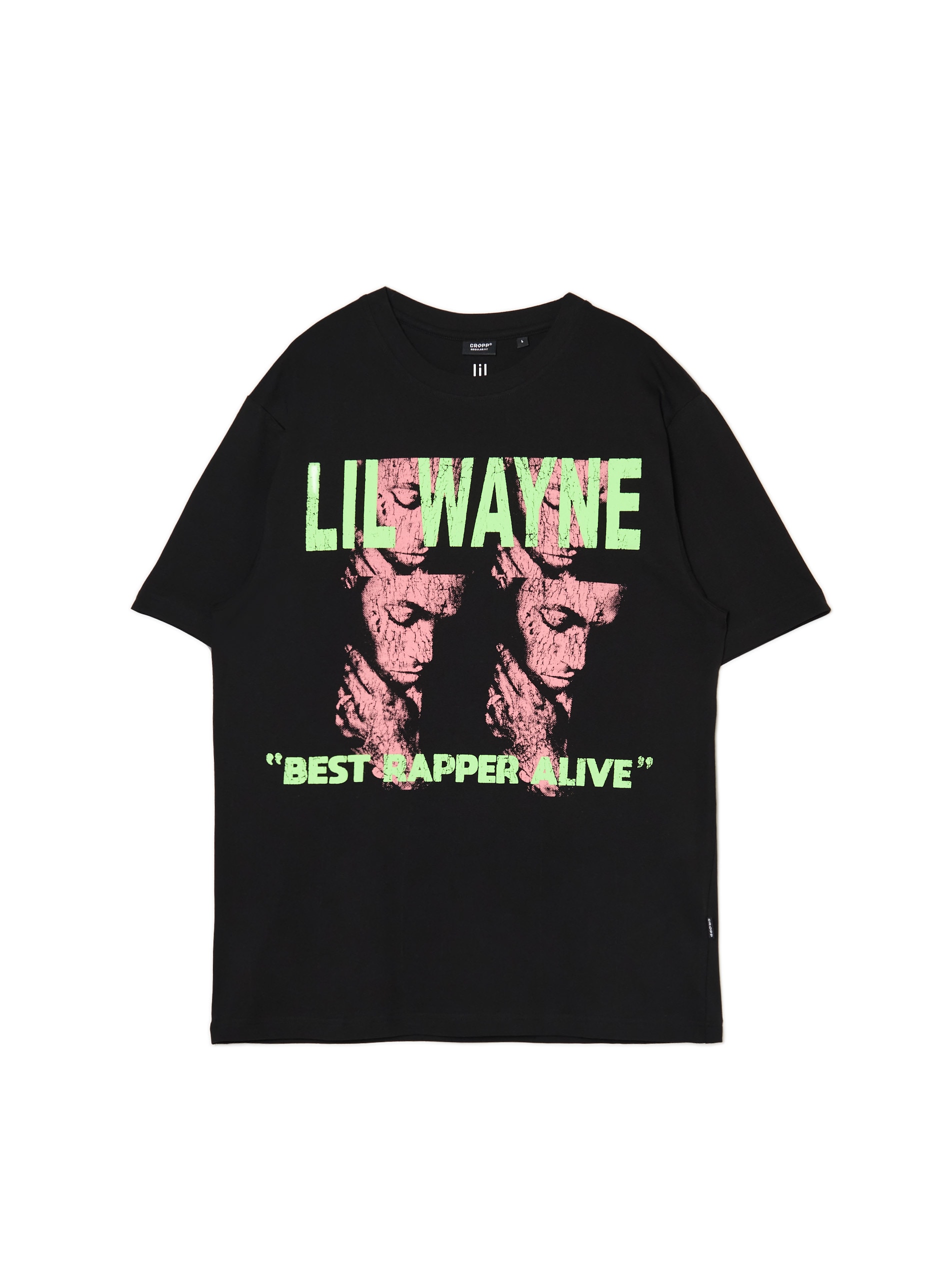 Cropp - T-shirt Con Stampa Lil Wayne - Nero