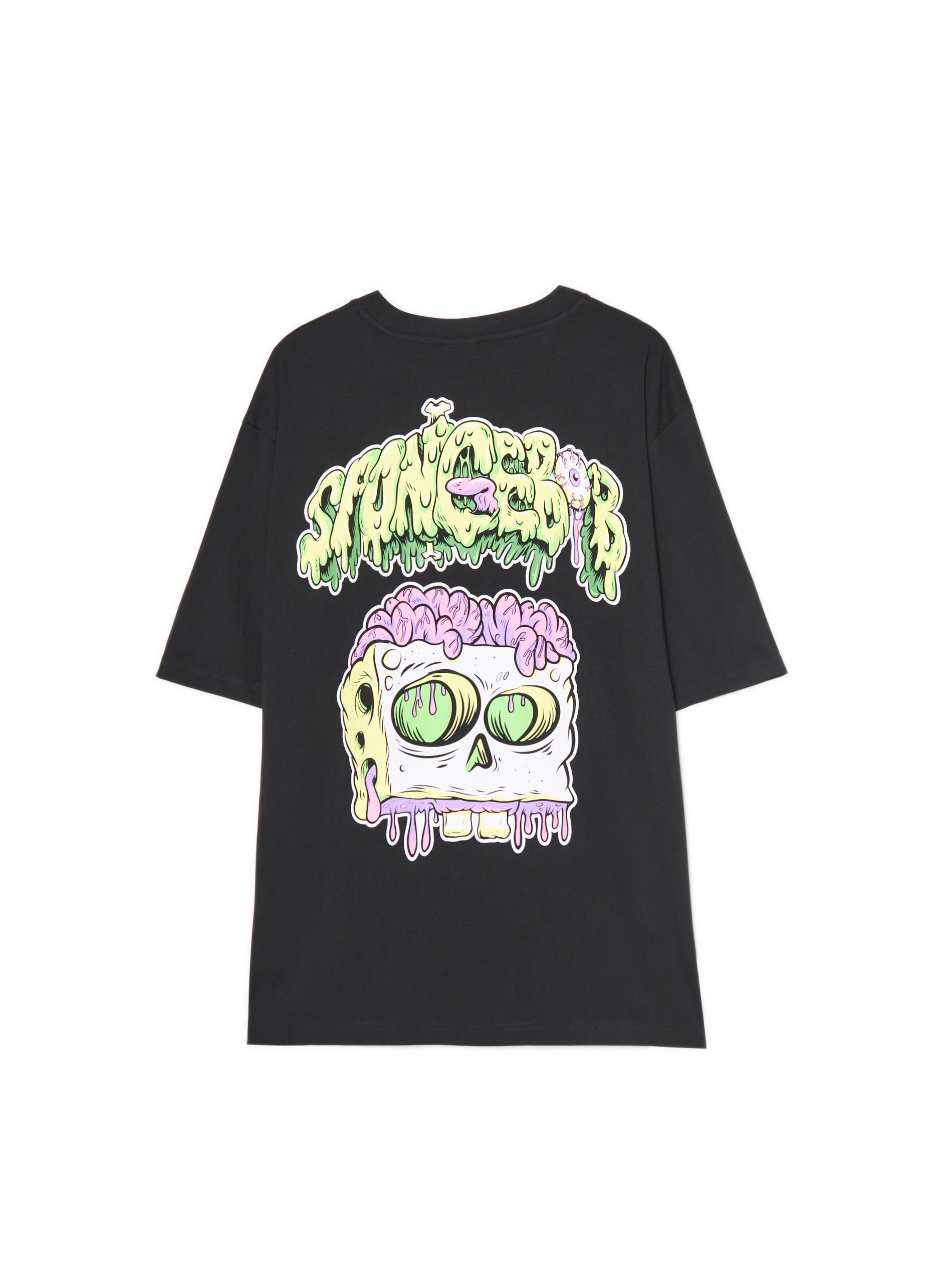 Cropp - Nyomott mintás fekete póló SpongeBob SquarePants - fekete termék 2. képe