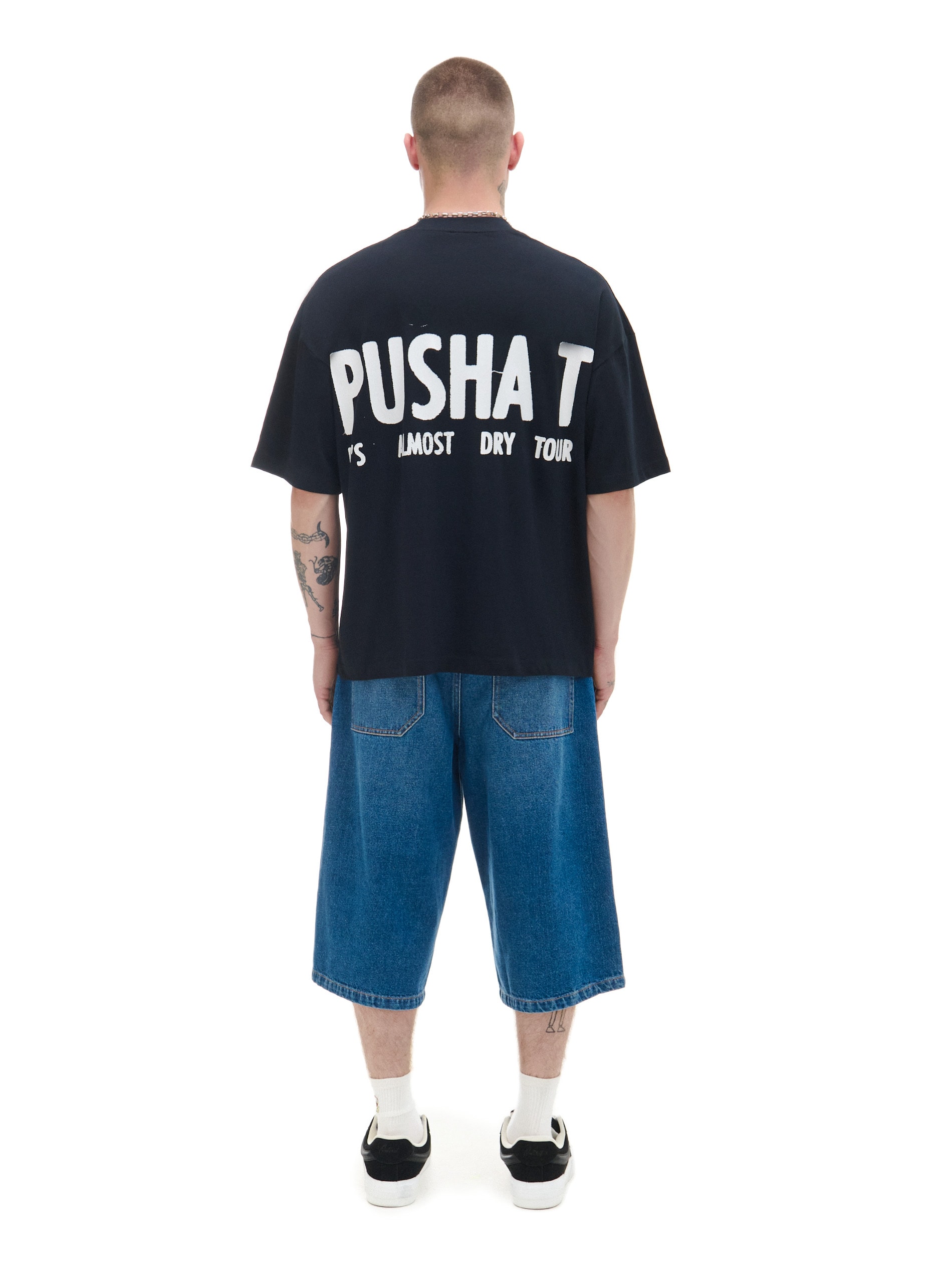 Cropp - Camiseta Negra Con Estampado Pusha T. - Negro