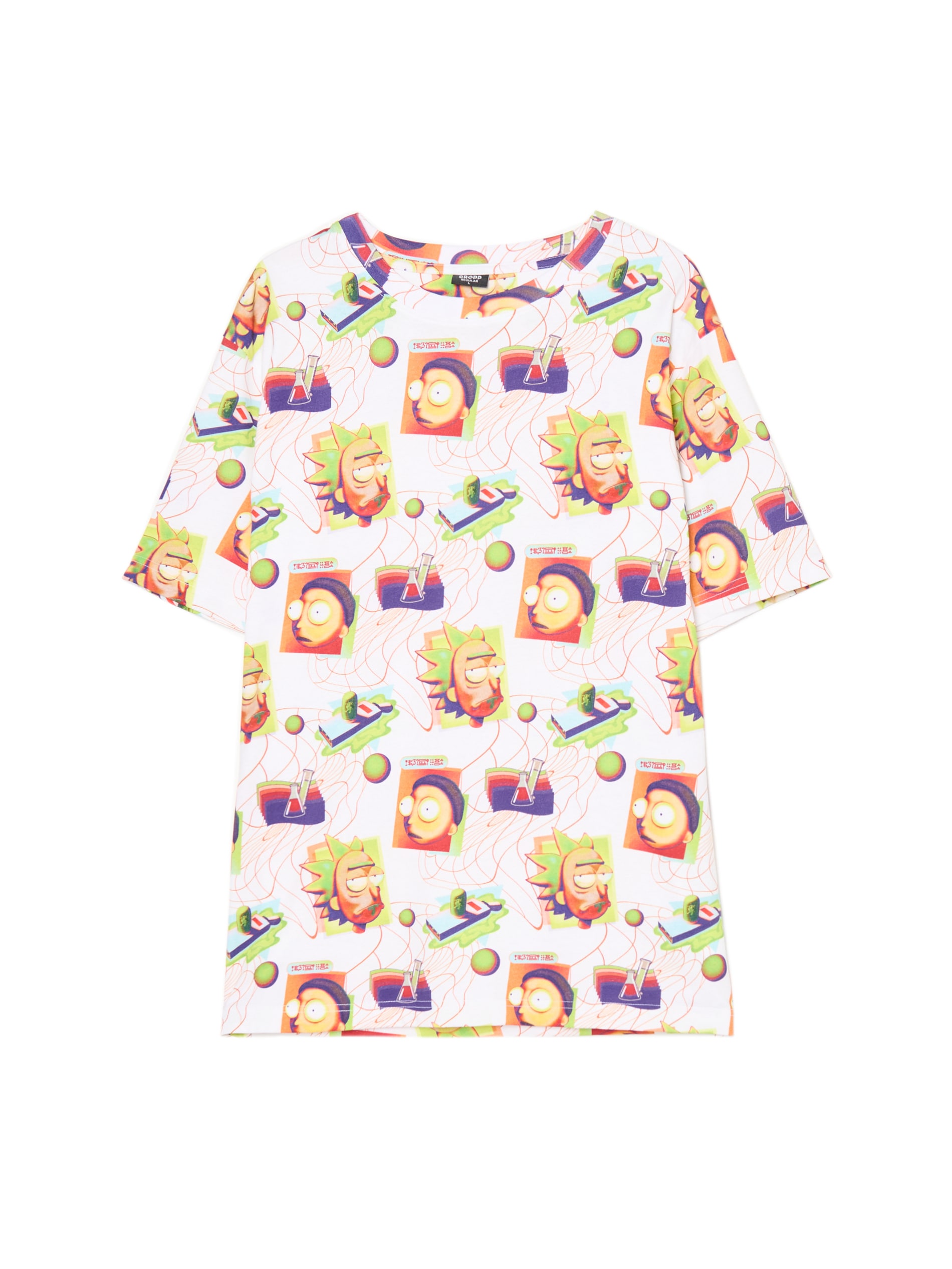 Cropp - Mintás póló Rick and Morty - fehér termék 2. képe