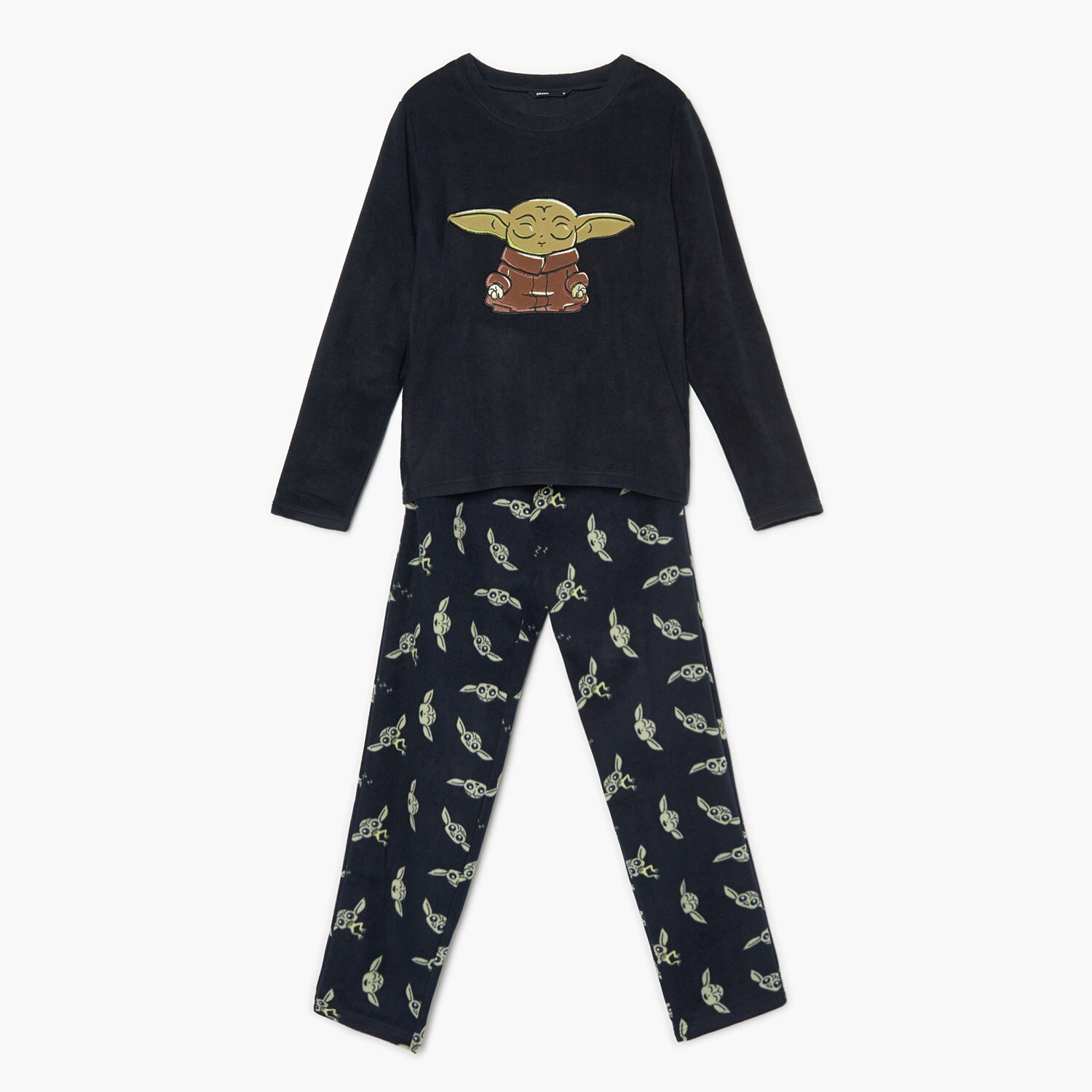 Cropp - pijama baby yoda - negru