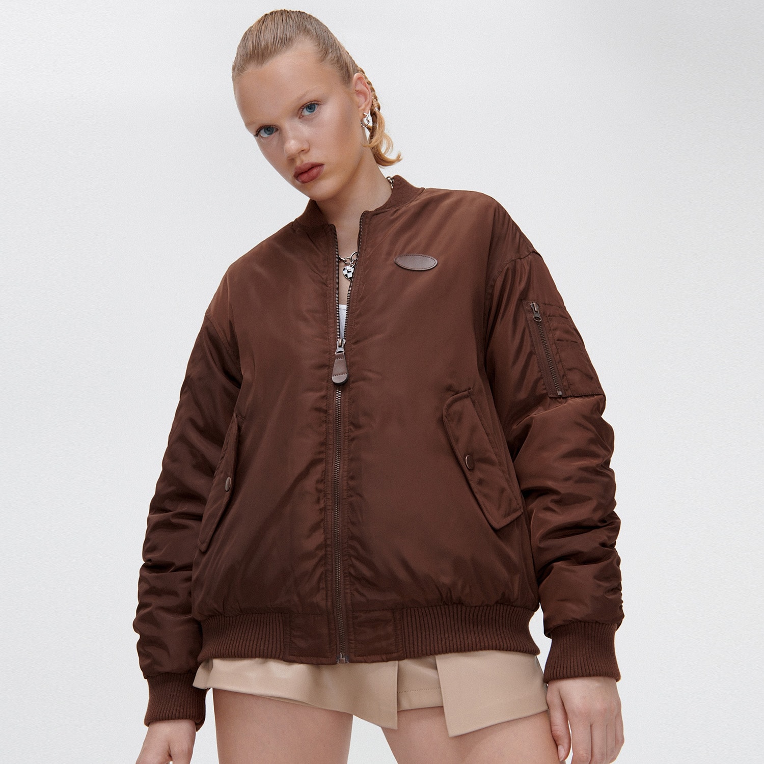 Cropp - geacă bomber - maro