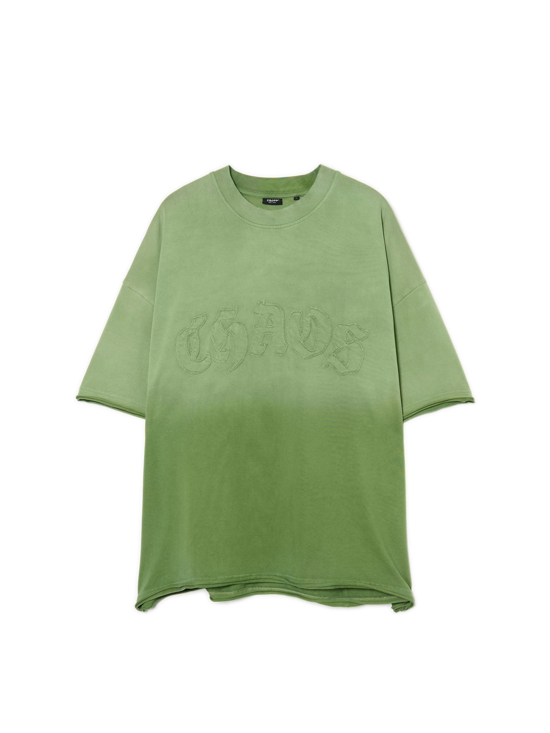 Cropp - T-shirt Con Ricamo - Verde Chiaro