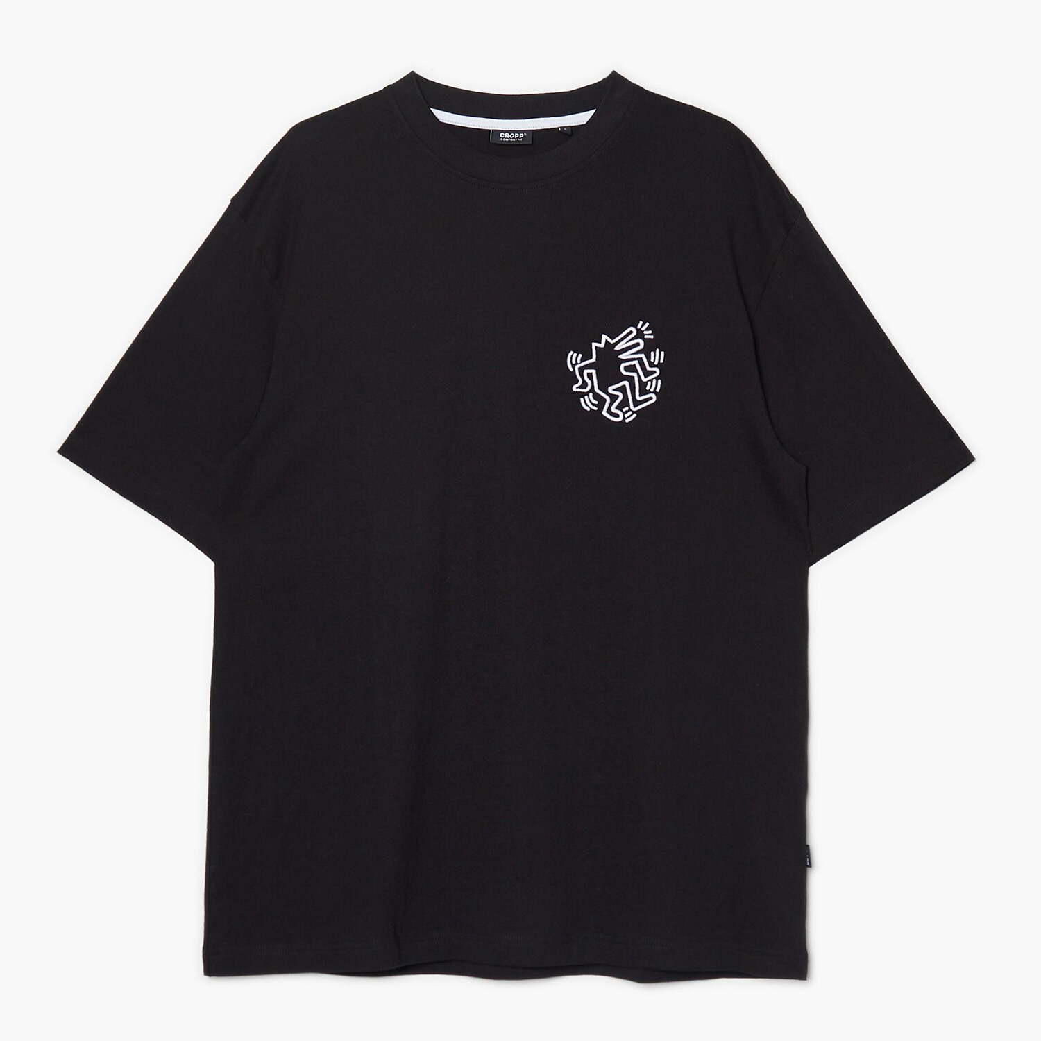 Cropp - Tricou cu imprimeu Keith Haring - Negru