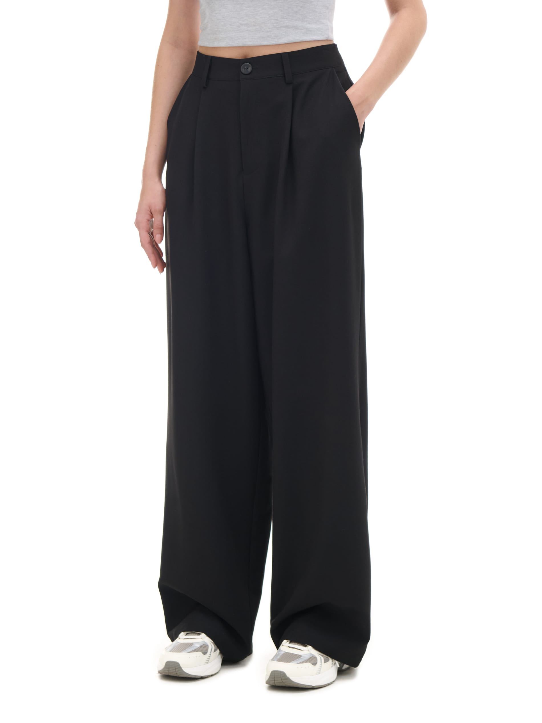 Cropp - Pantalón A Rayas - Negro