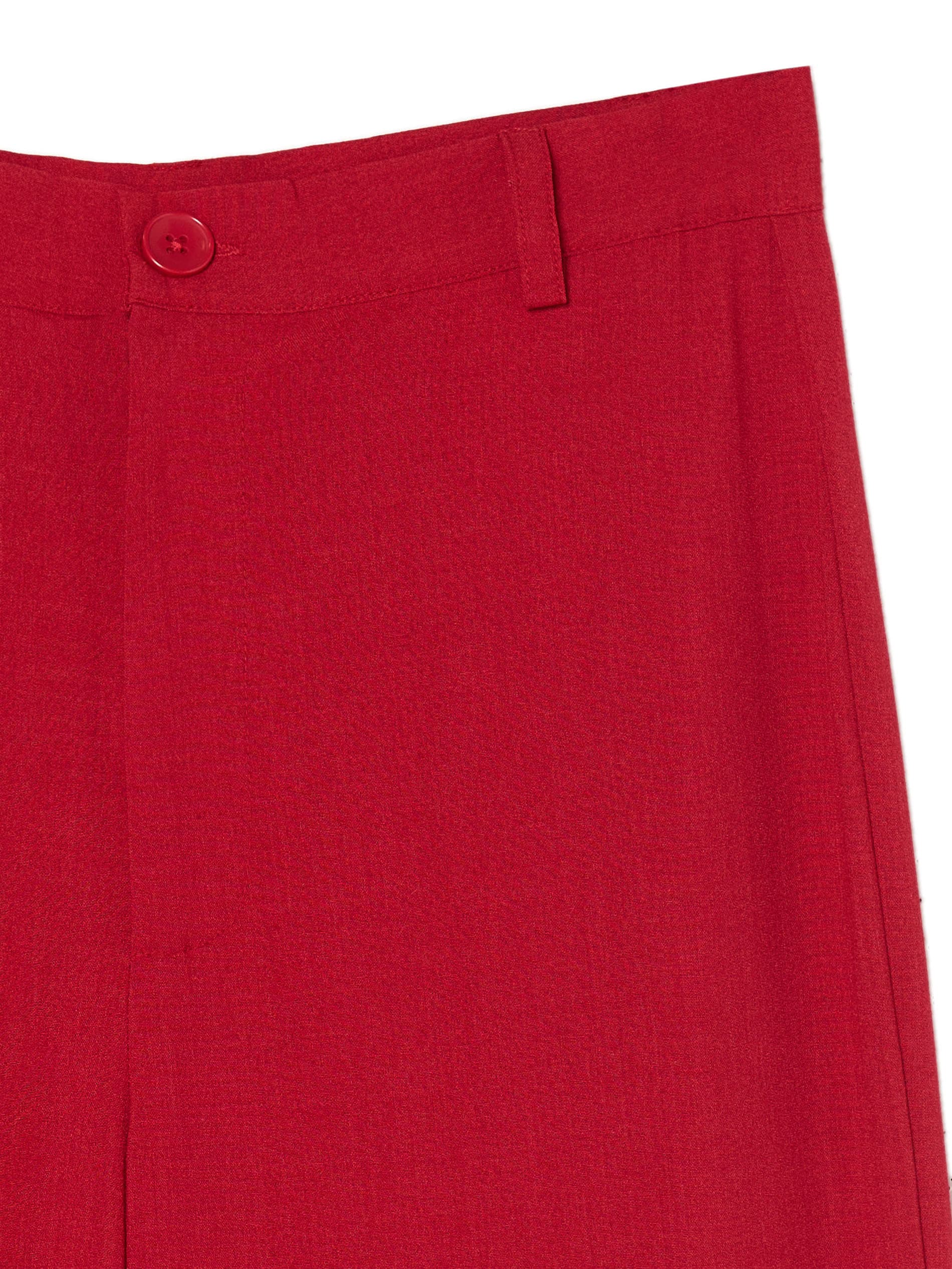 Cropp - Pantaloni A Vita Alta - Rosso