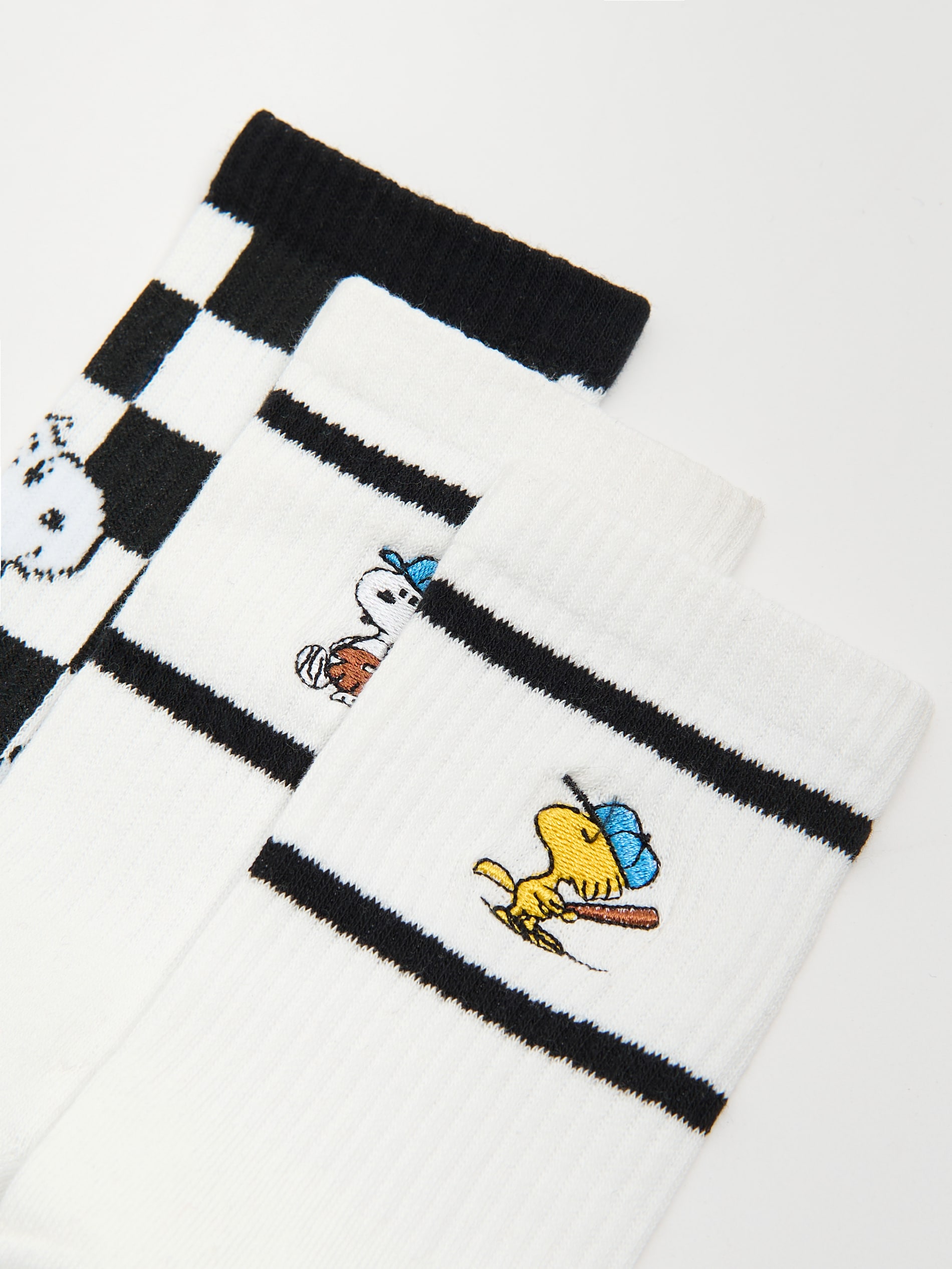 Cropp - Pack De 3 Pares De Calcetines Snoopy - Blanco