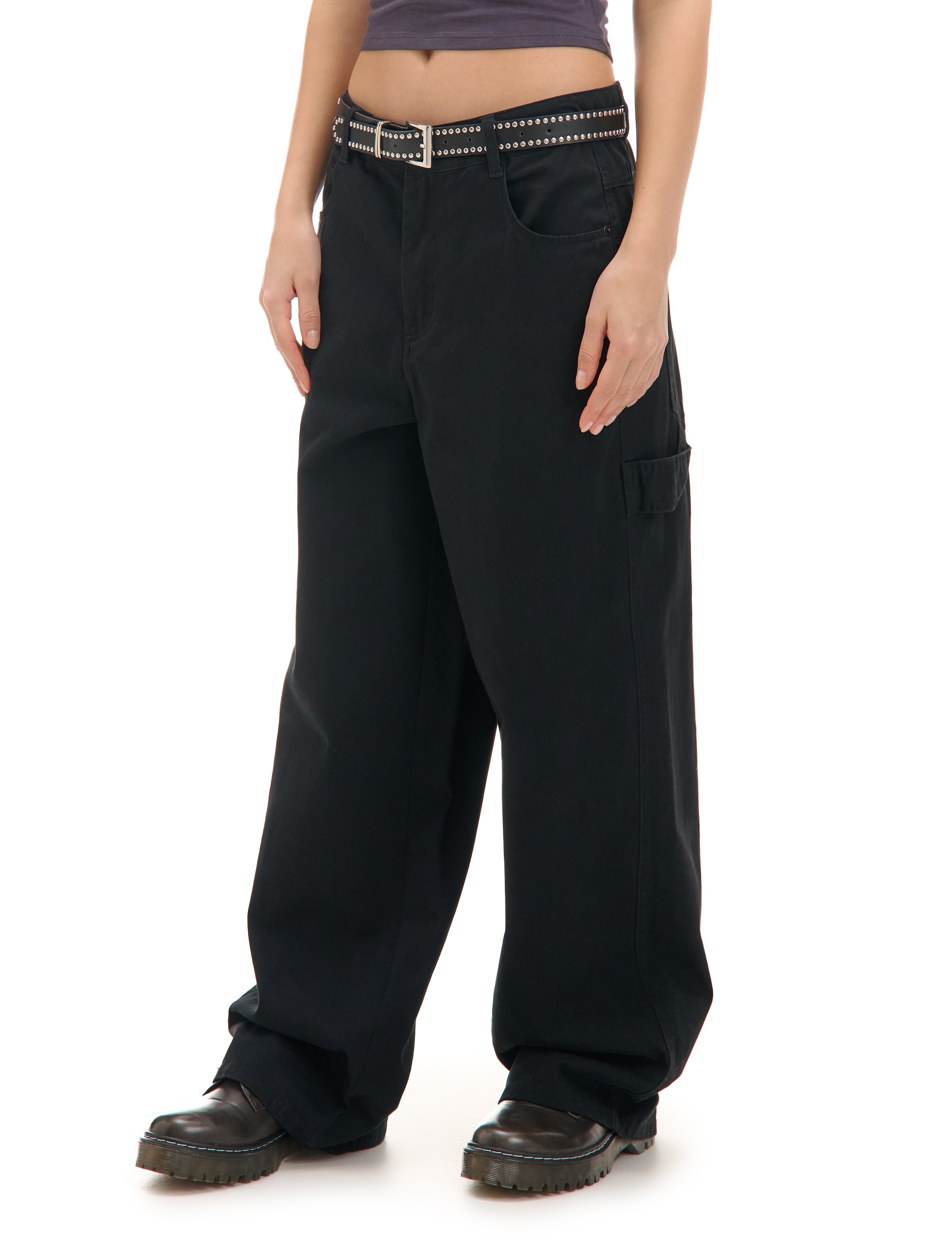 Cropp - Baggy Trousers - Negro