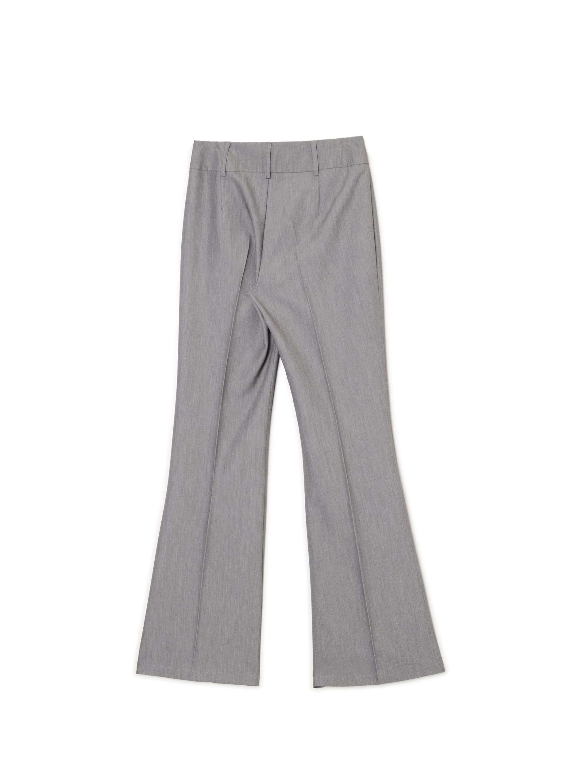 Cropp - Pantalón Acampanado - Gris Oscuro