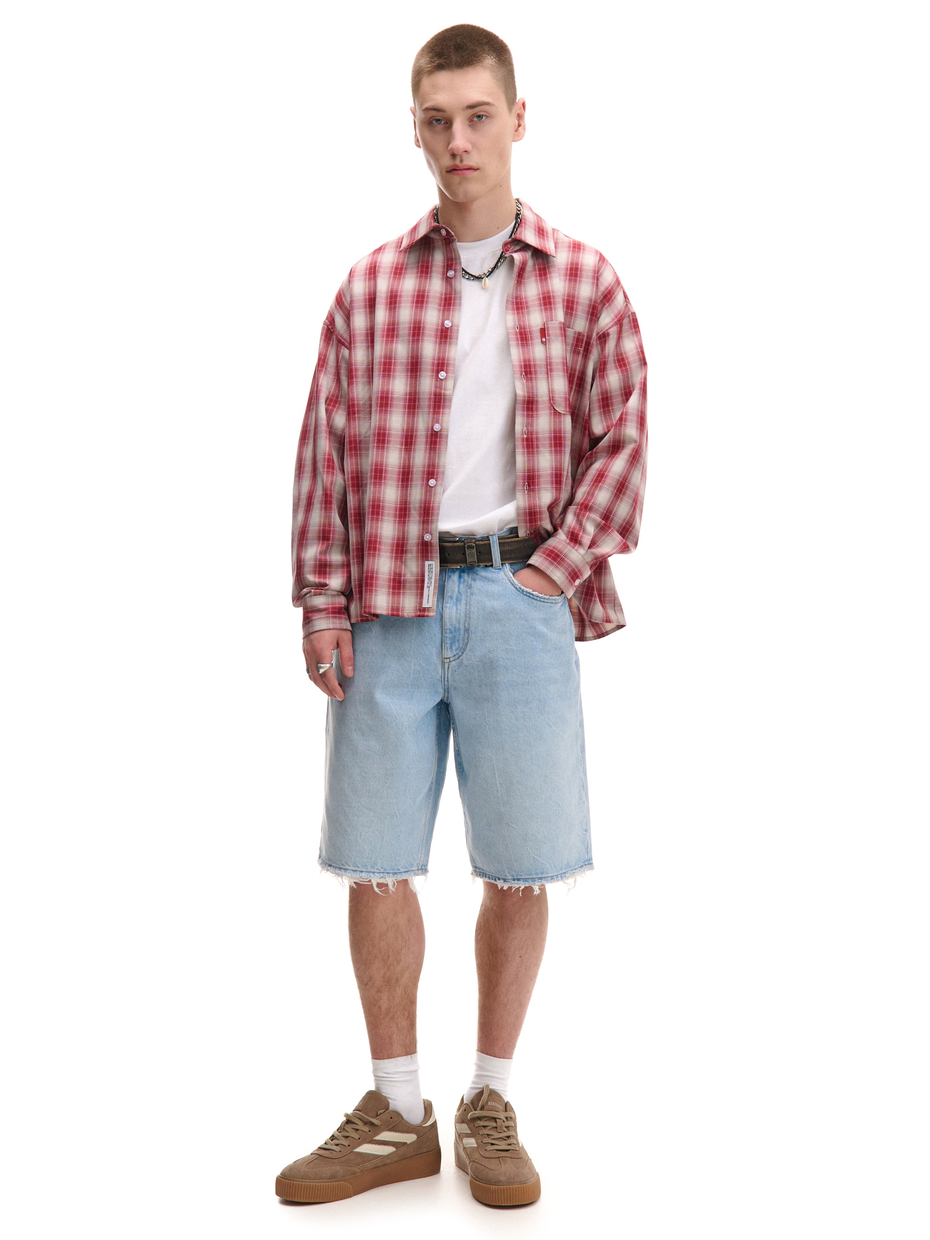 Cropp - Rojtos szárú farmer rövidnadrág - kék termék 2. képe