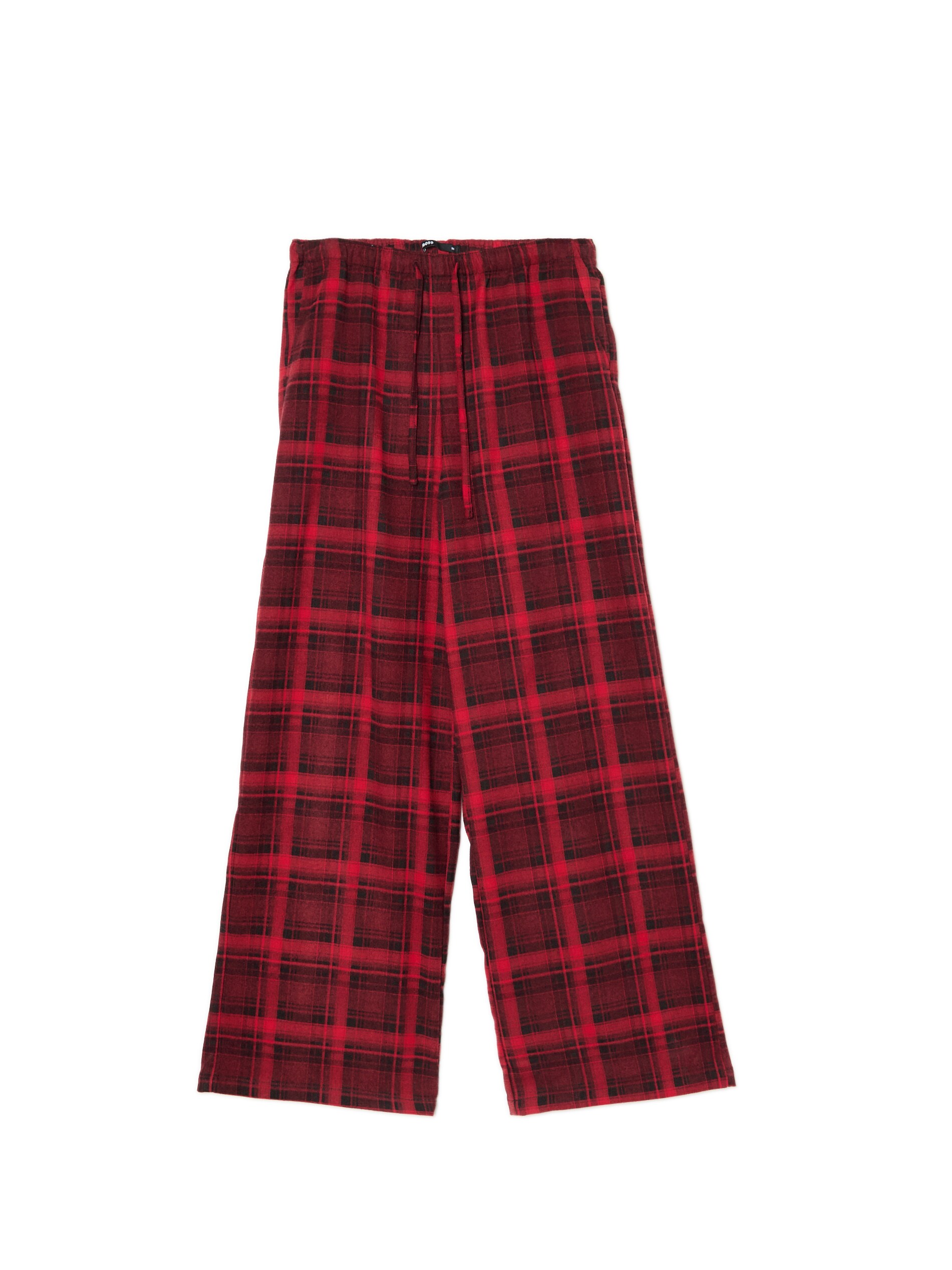 Cropp - Pantaloni A Quadri - Rosso