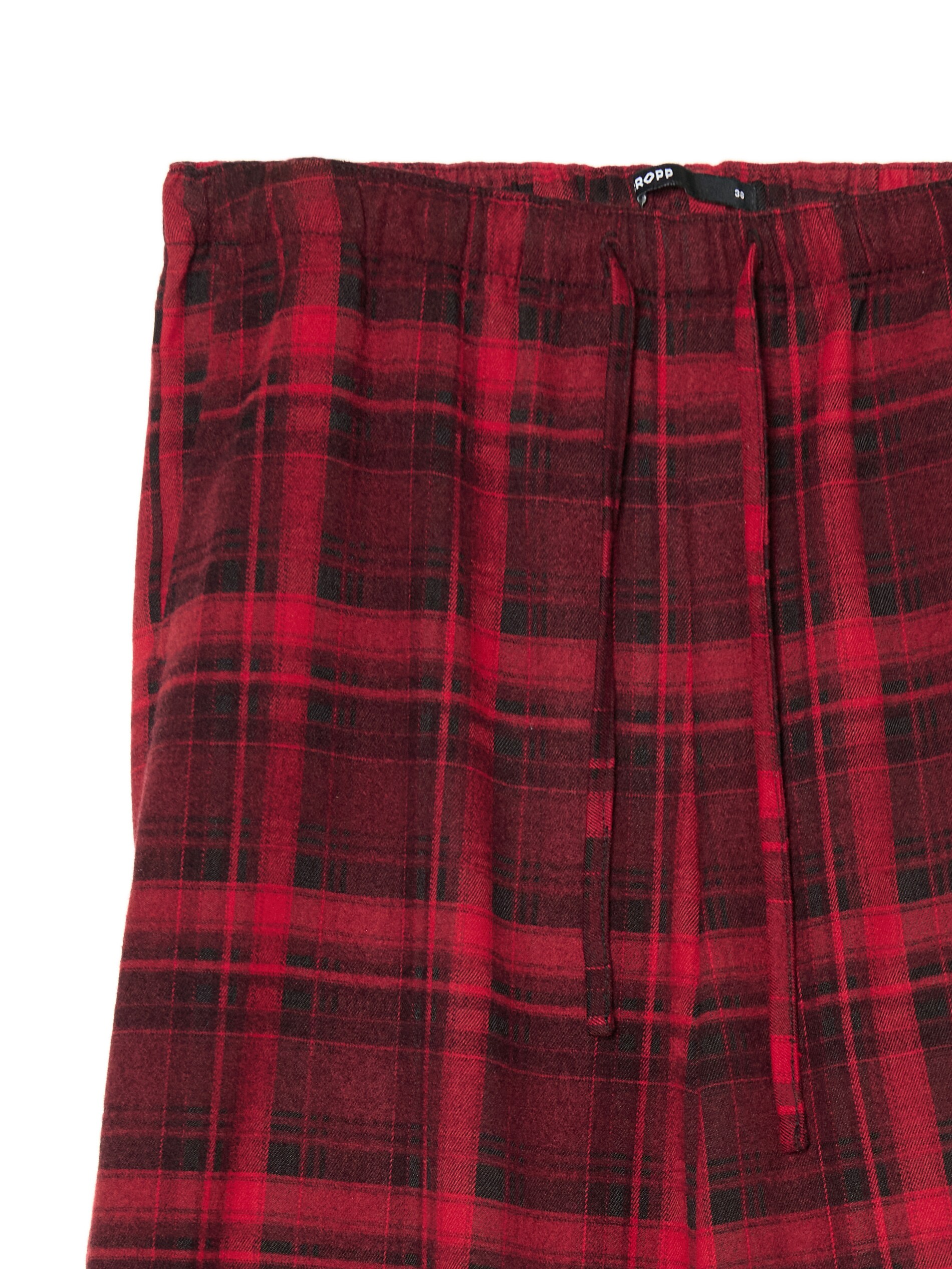 Cropp - Pantaloni A Quadri - Rosso