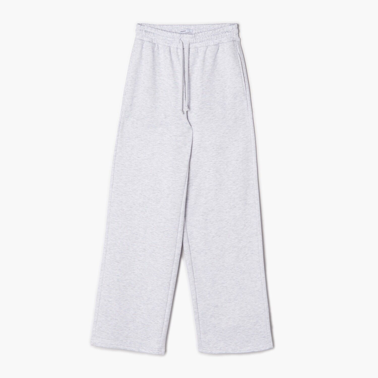 Cropp - pantaloni cu croi larg - gri deschis