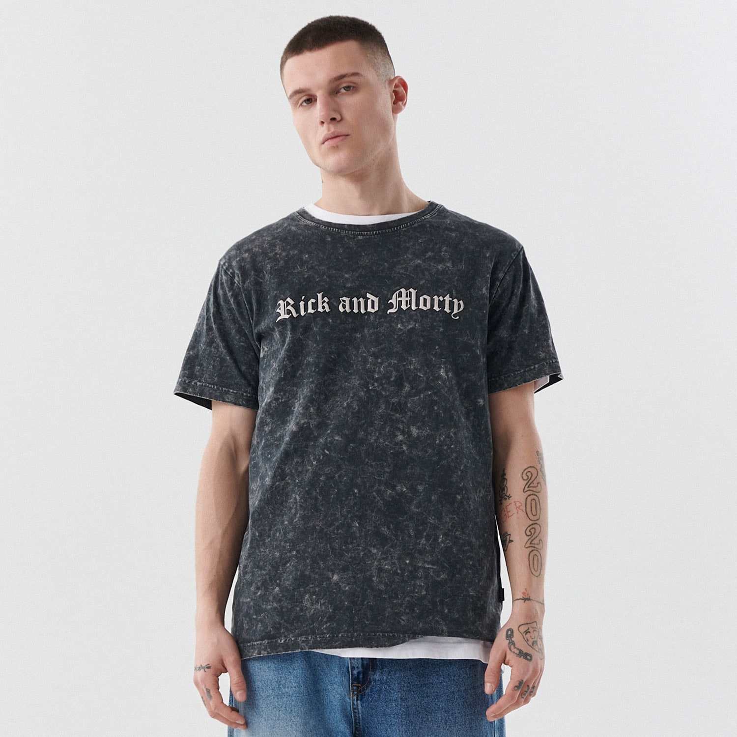 Cropp - tricou cu imprimeu rick and morty - negru