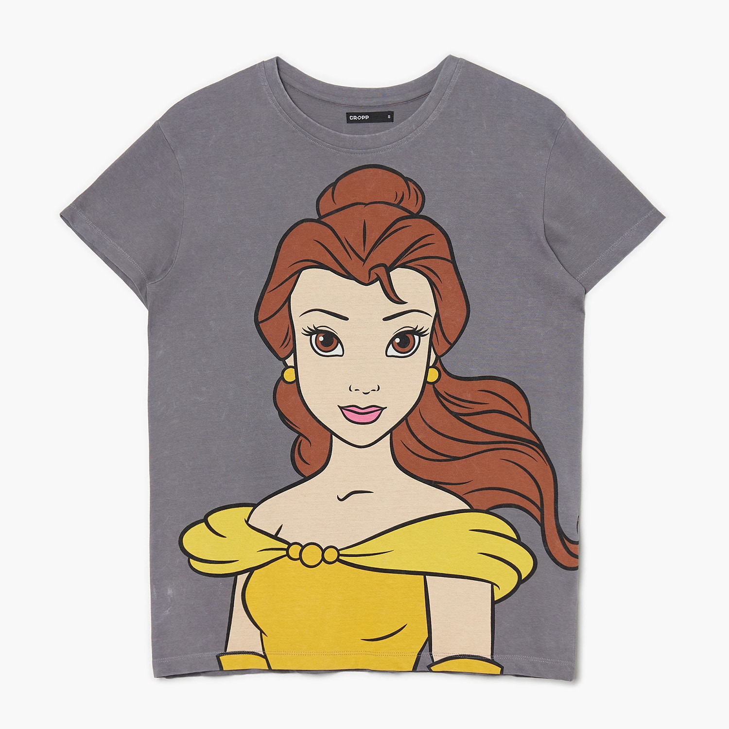Cropp - tricou beauty and the beast - gri