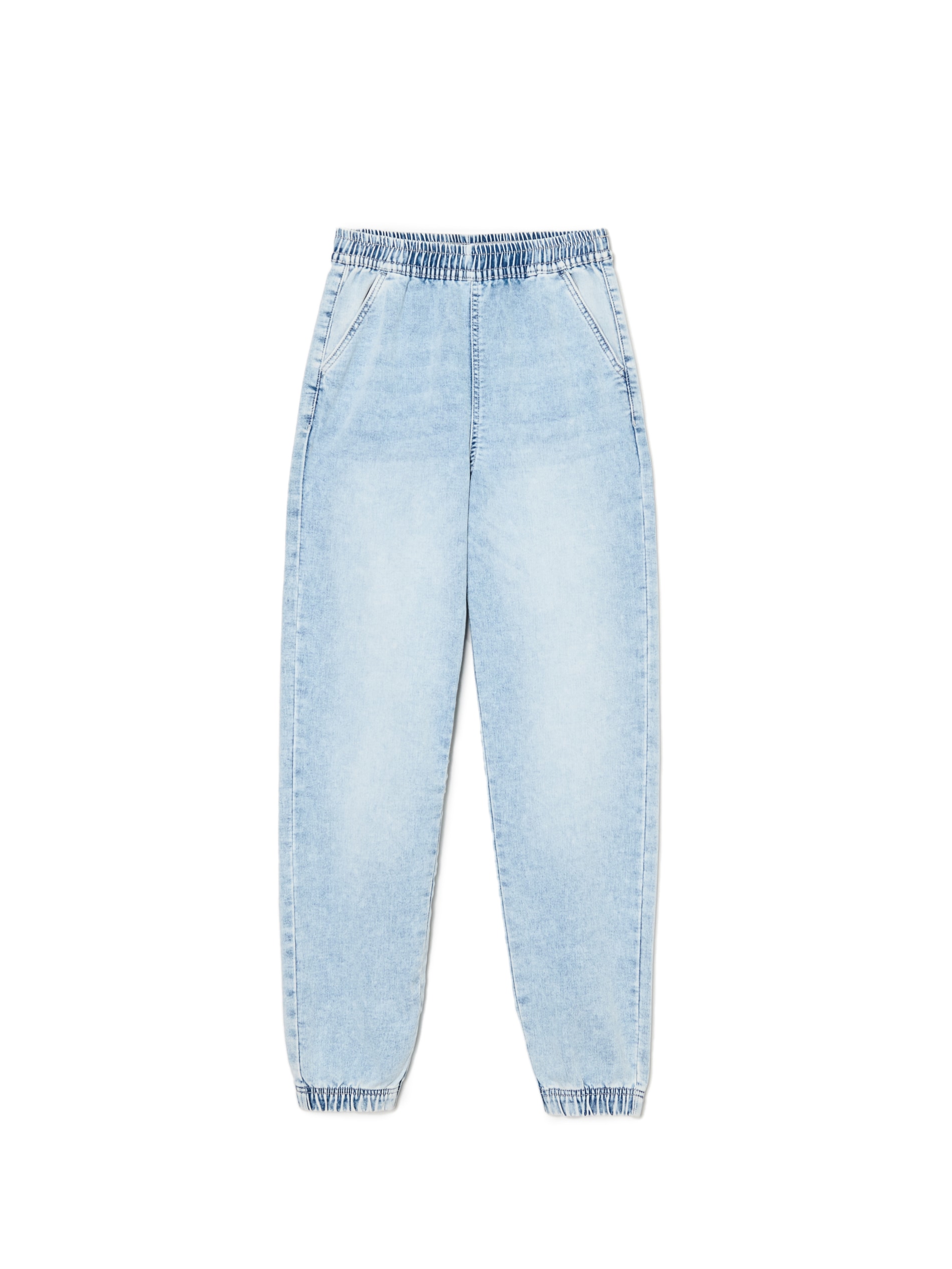 Cropp - Jeans Stile Jogger - Blu Pallido