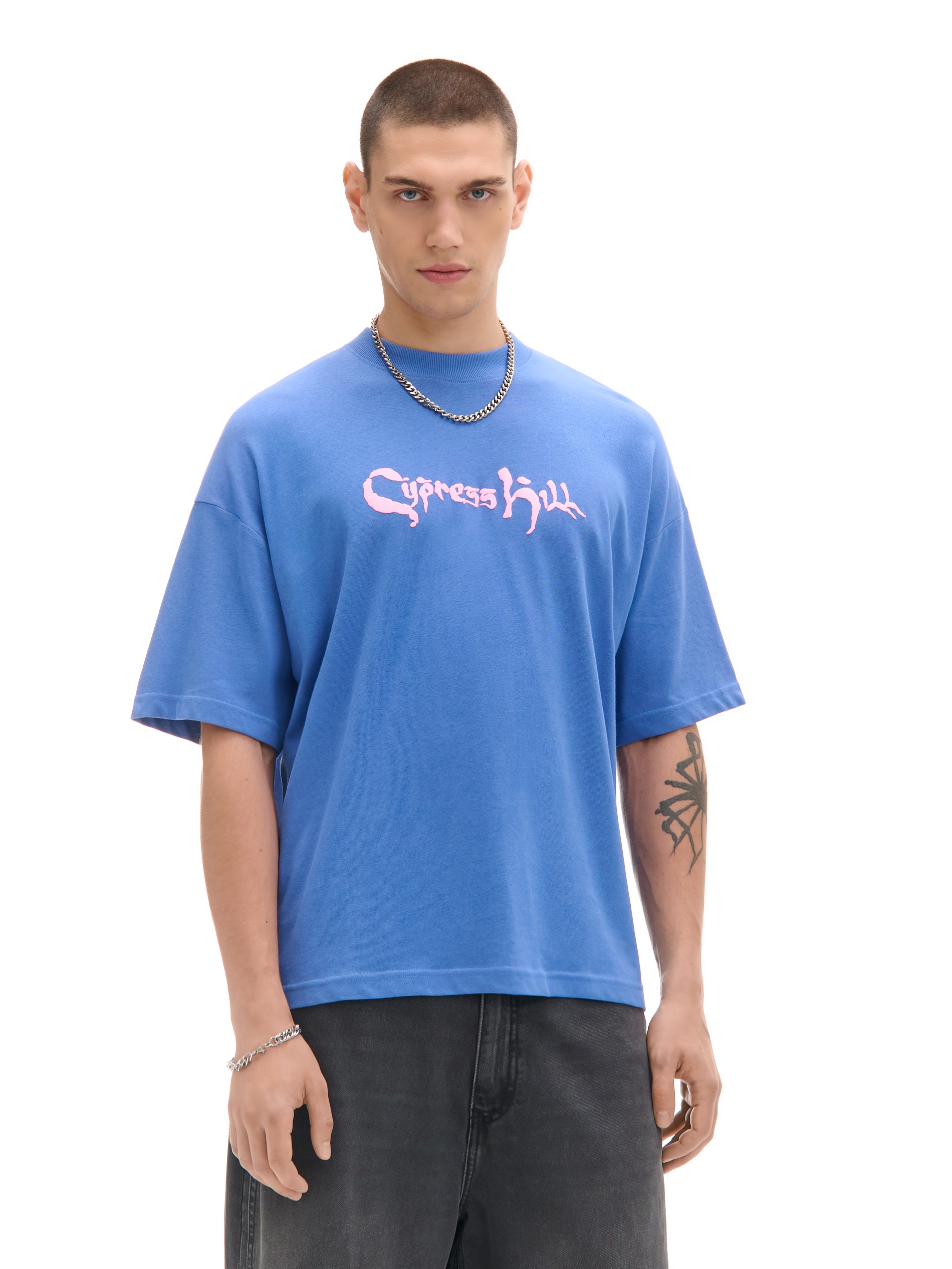 Cropp - Camiseta Estampada - índigo