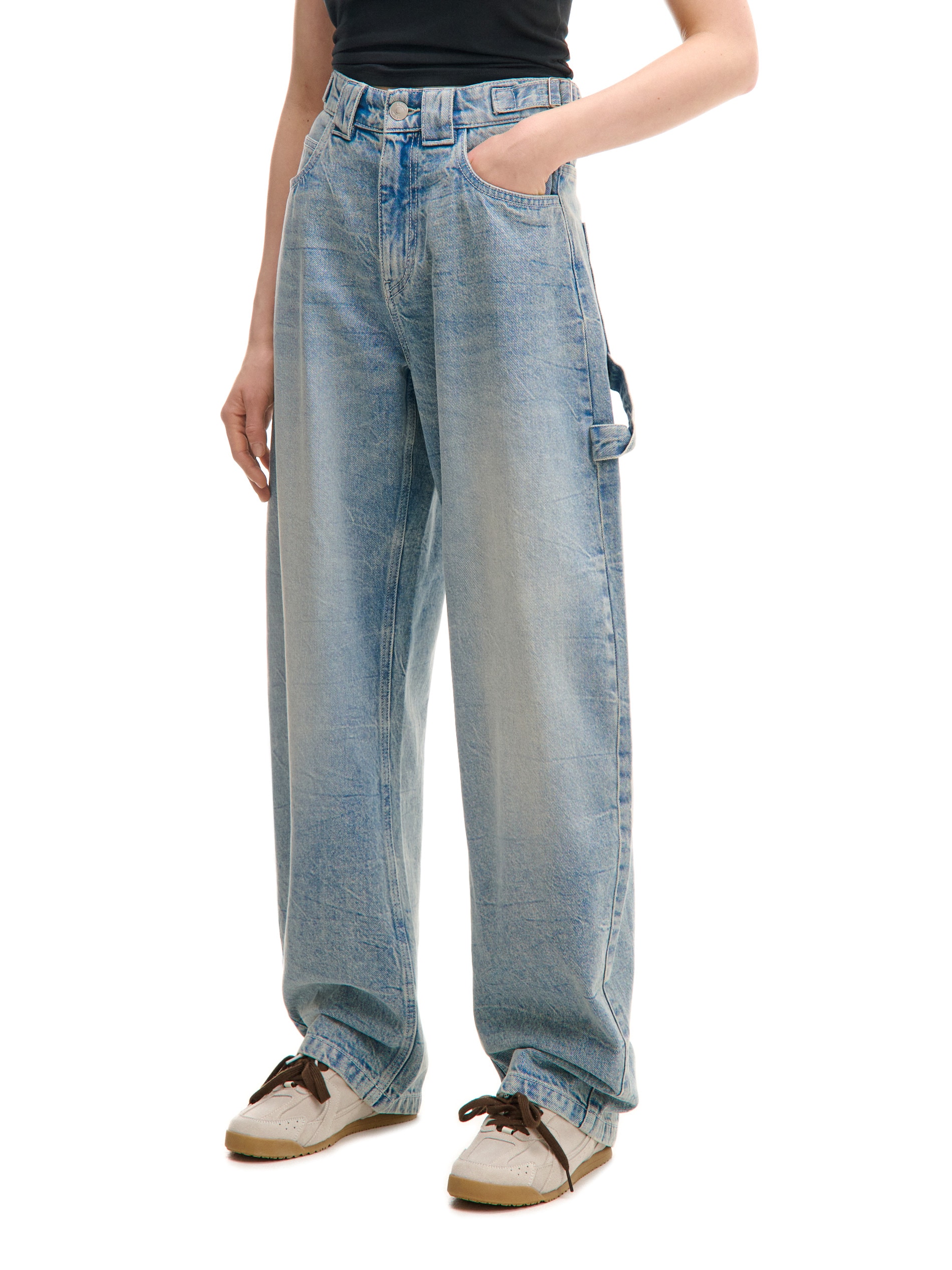 Cropp - Magas derekú farmer - kék termék 2. képe