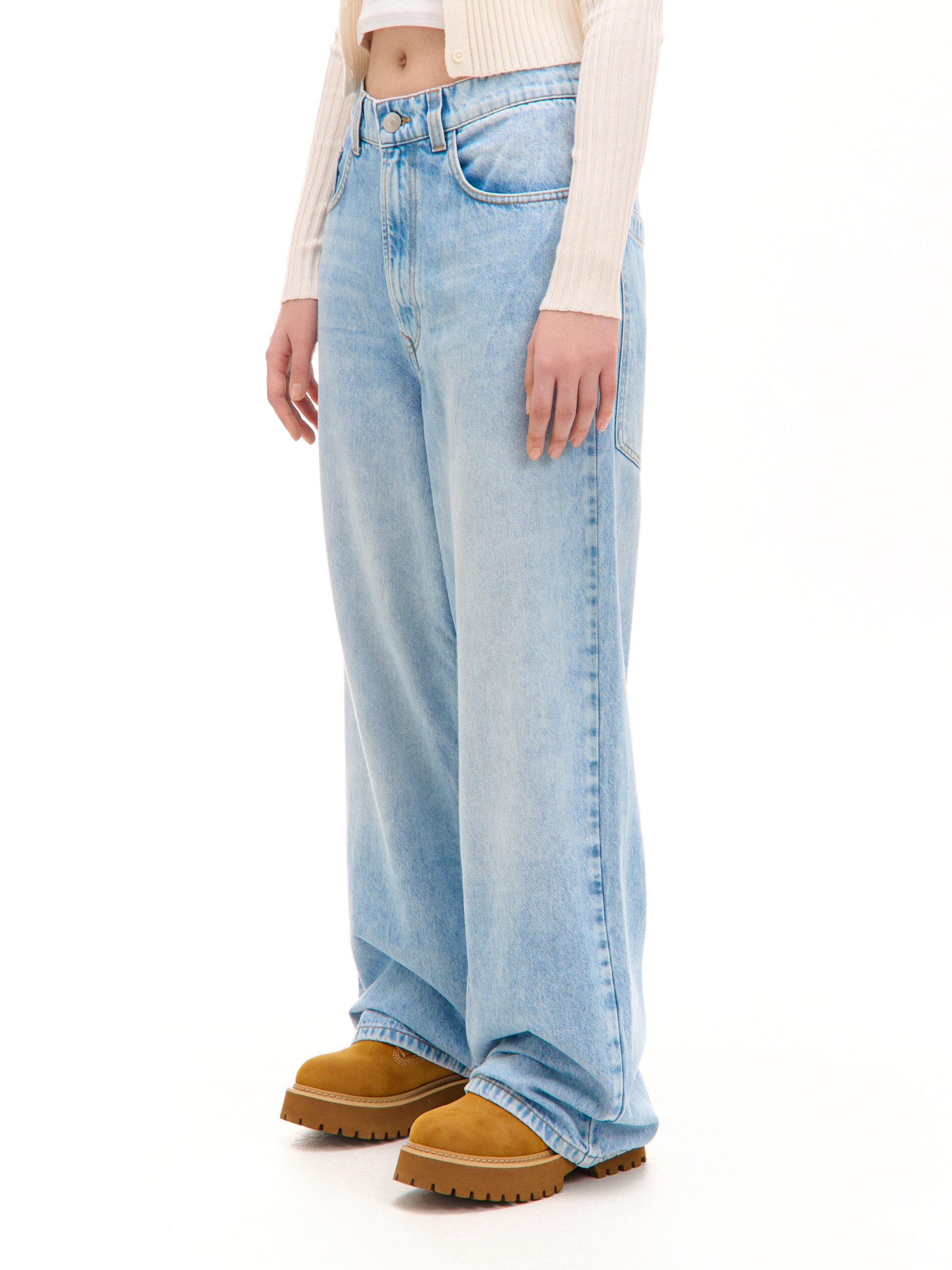 Cropp - Super Baggy Jeans - Blu