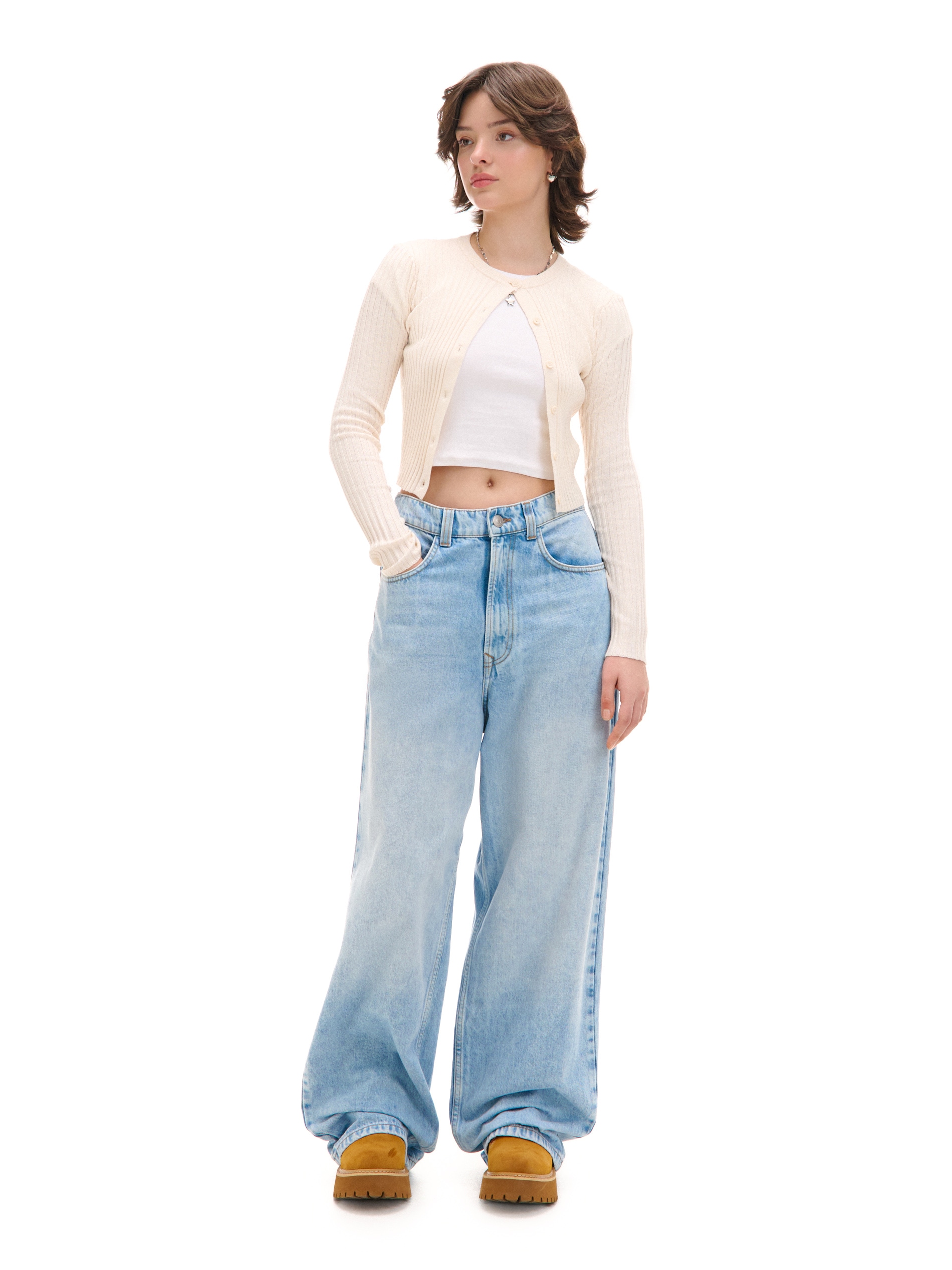 Cropp - Super Baggy Jeans - Blu