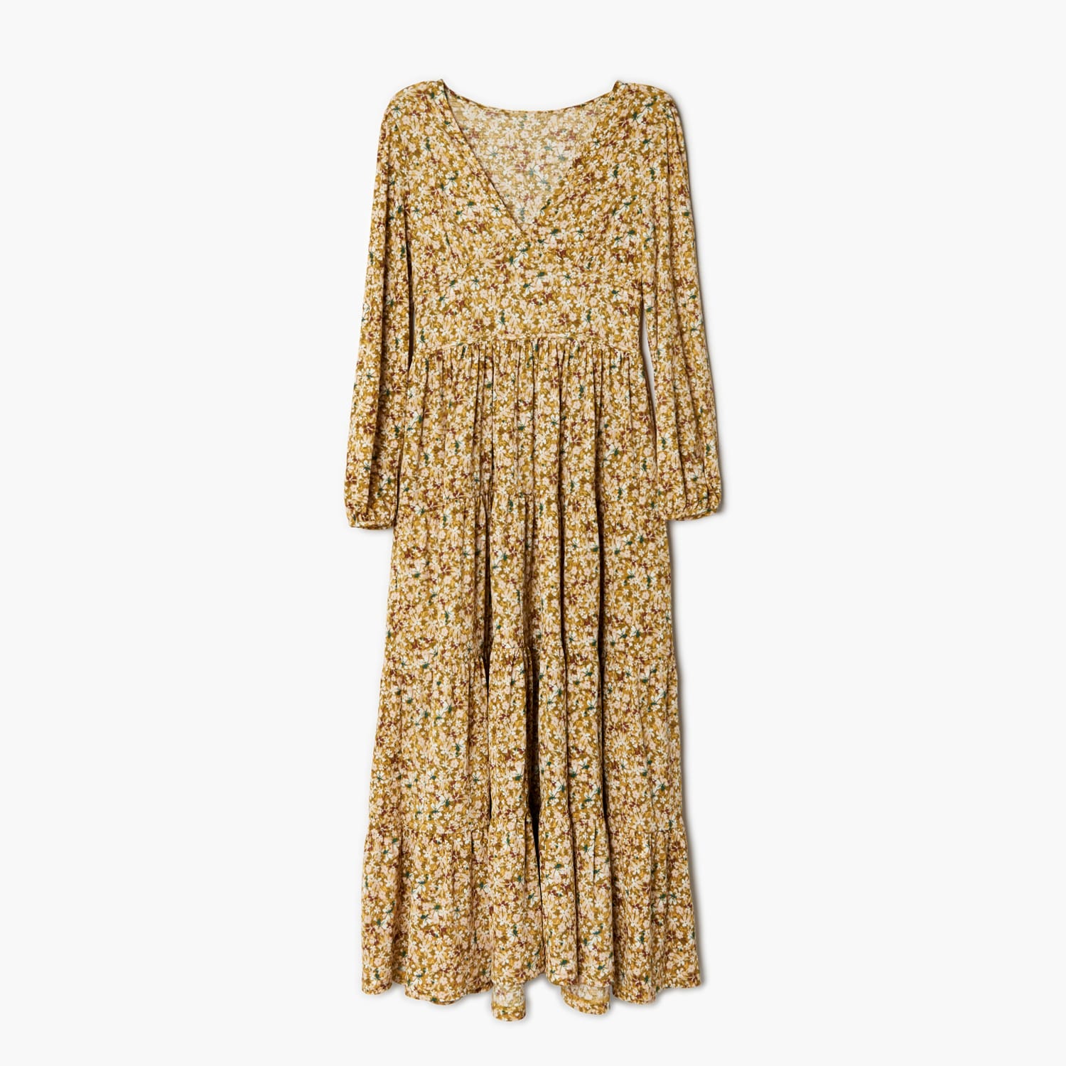 Cropp - rochie maxi - multicolor
