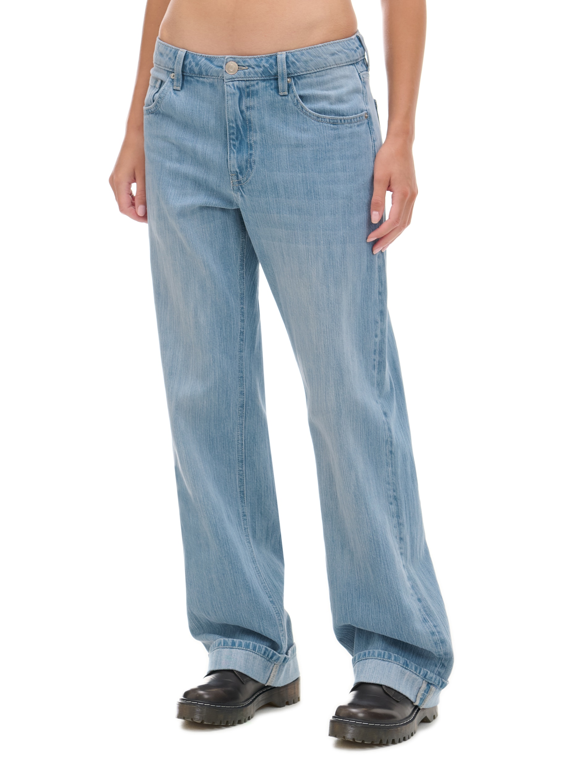 Cropp - Baggy Jeans - Azzurro