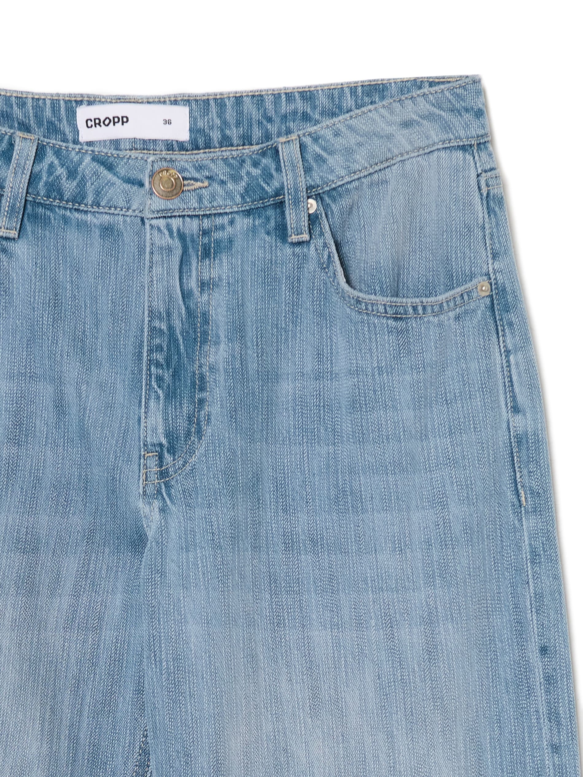 Cropp - Baggy Jeans - Azzurro