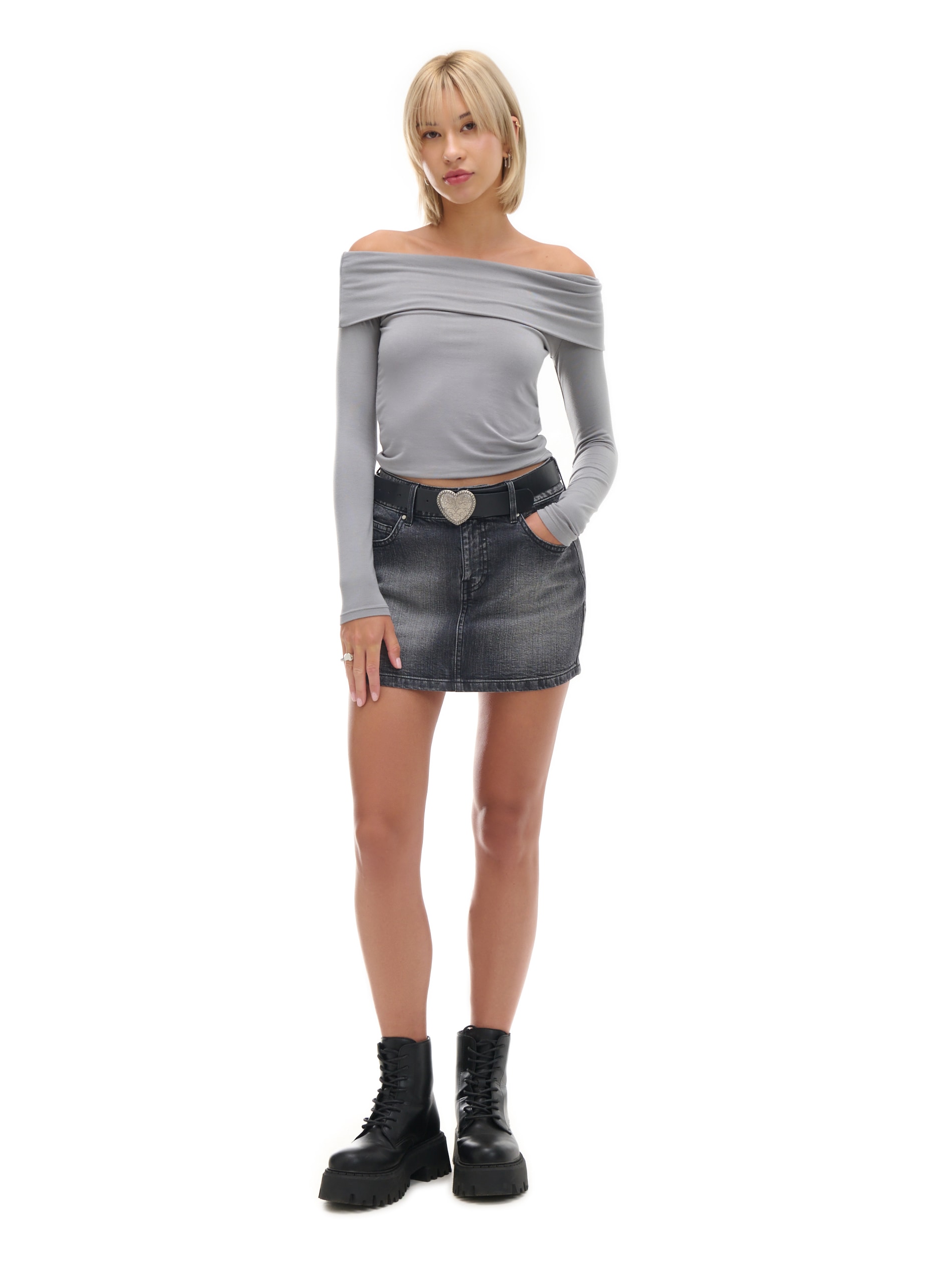 Cropp - Blusa - Grigio Medio