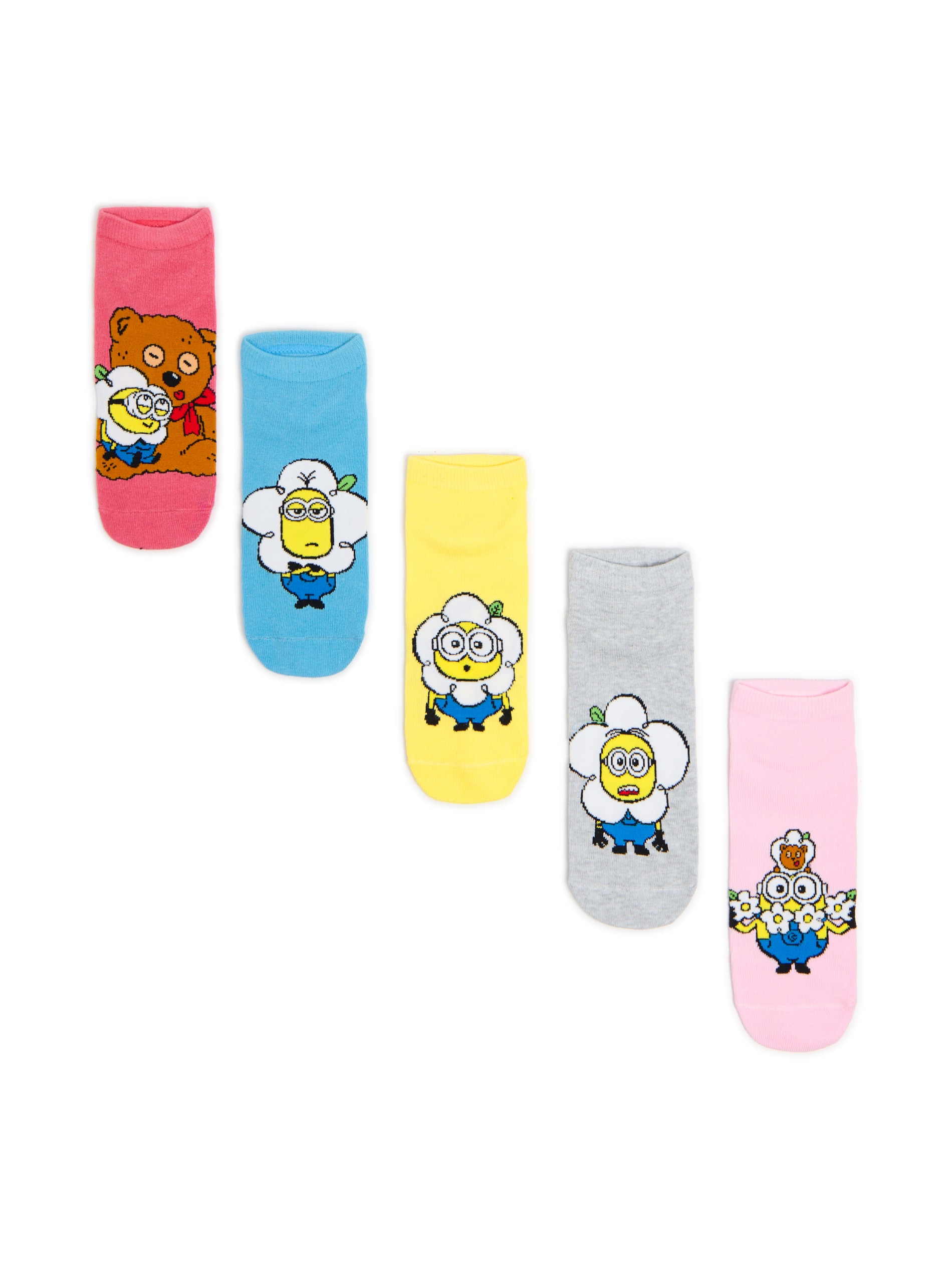 Cropp - 5 pár mintás zokni Minions - többszínű termék 2. képe