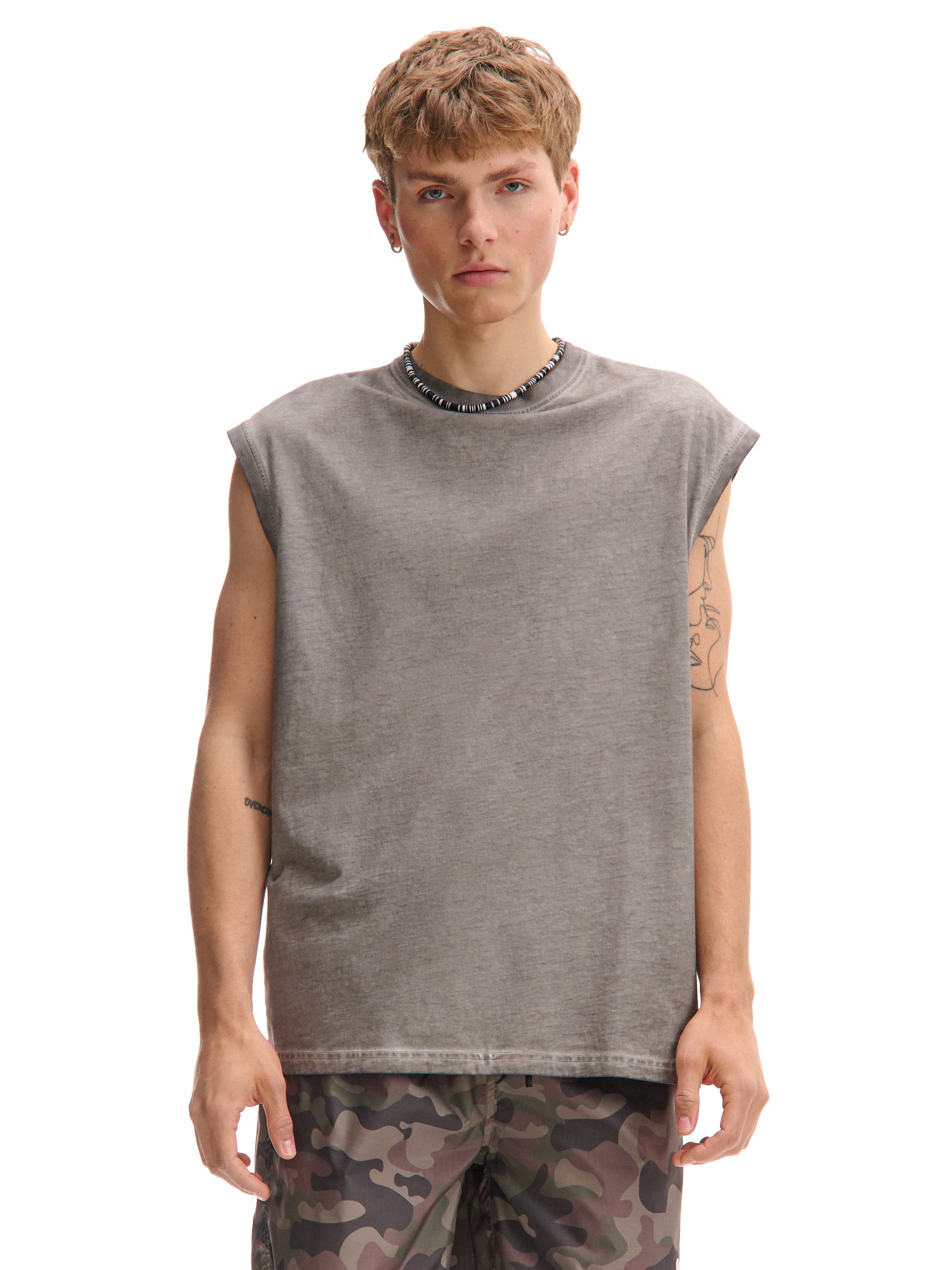 Cropp - Pamut tank top - füstszínű termék 2. képe