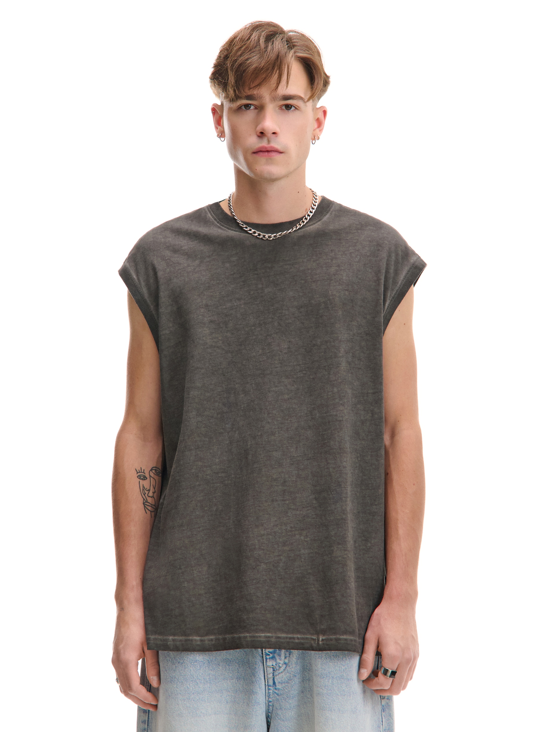 Cropp - Pamut tank top - fekete termék 2. képe
